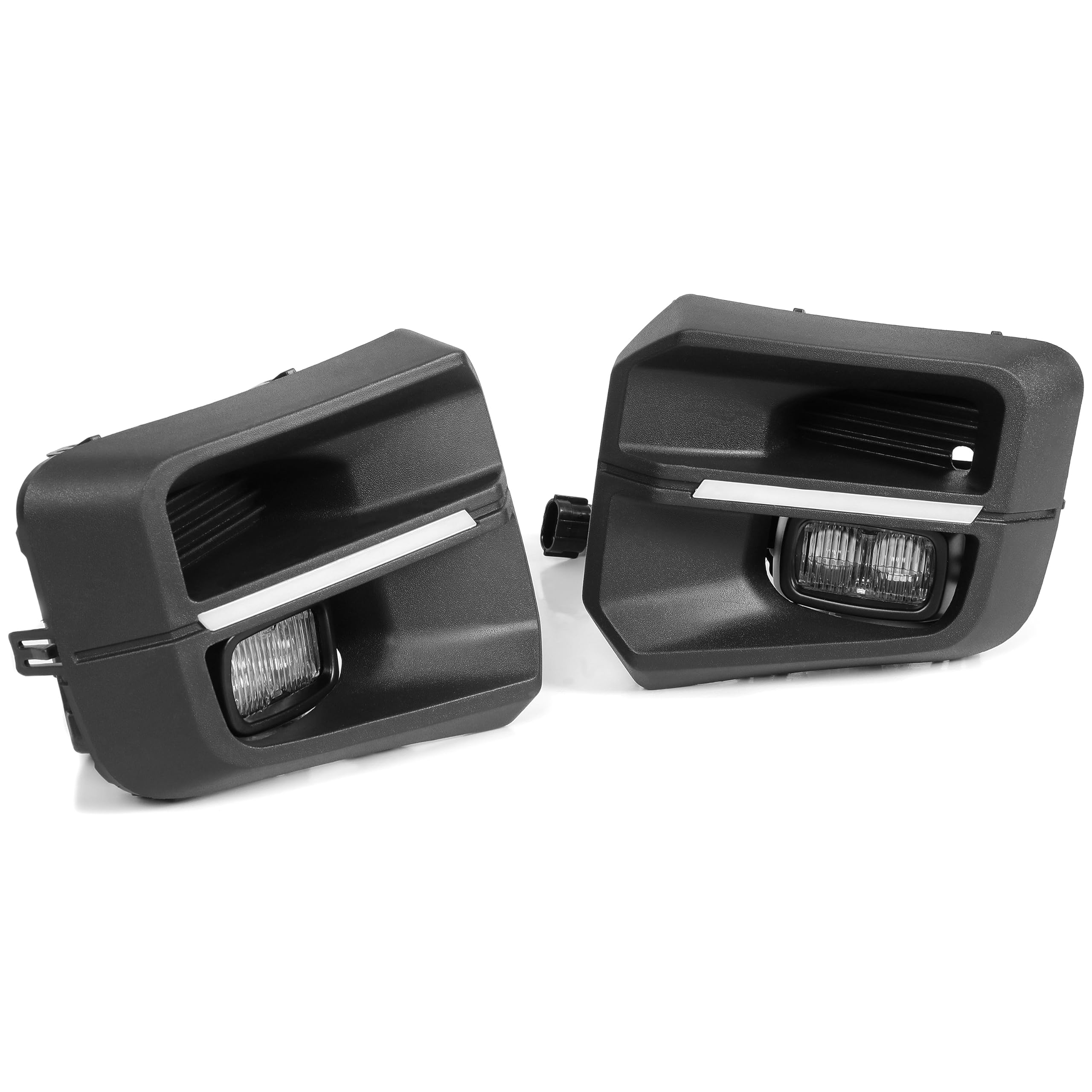 Kojem LED Fog Lights Kit for 2016-2022 Toyota Tacoma - Clear Lens with Bezel & Wiring Harness - Durable Off-Road Lighting for Night Driving and Adverse Weather