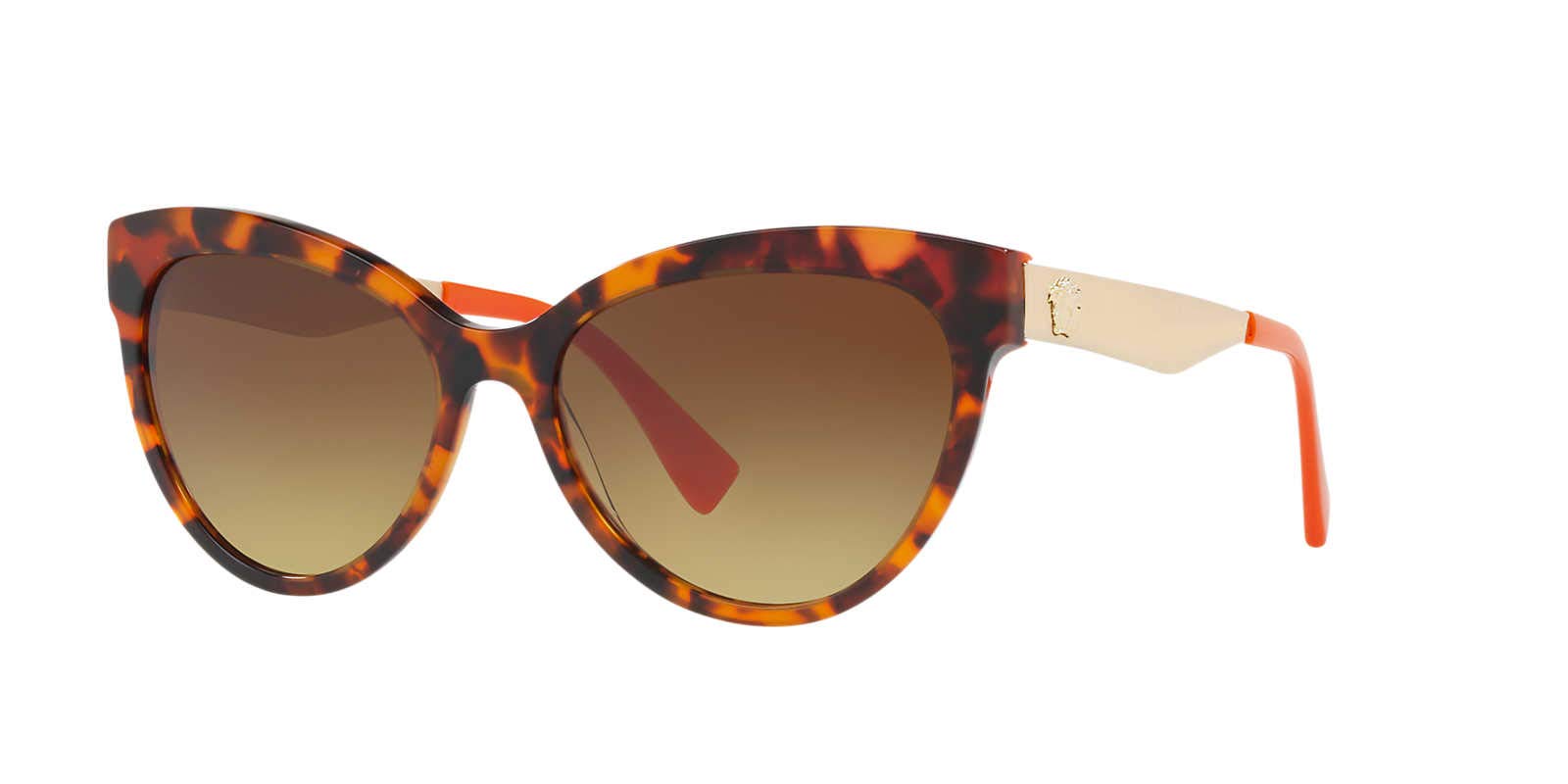Versace Women's Sunglasses - Stylish Acetate Frame UV Protection - Perfect for Beach, Driving & Outdoor Fashion
