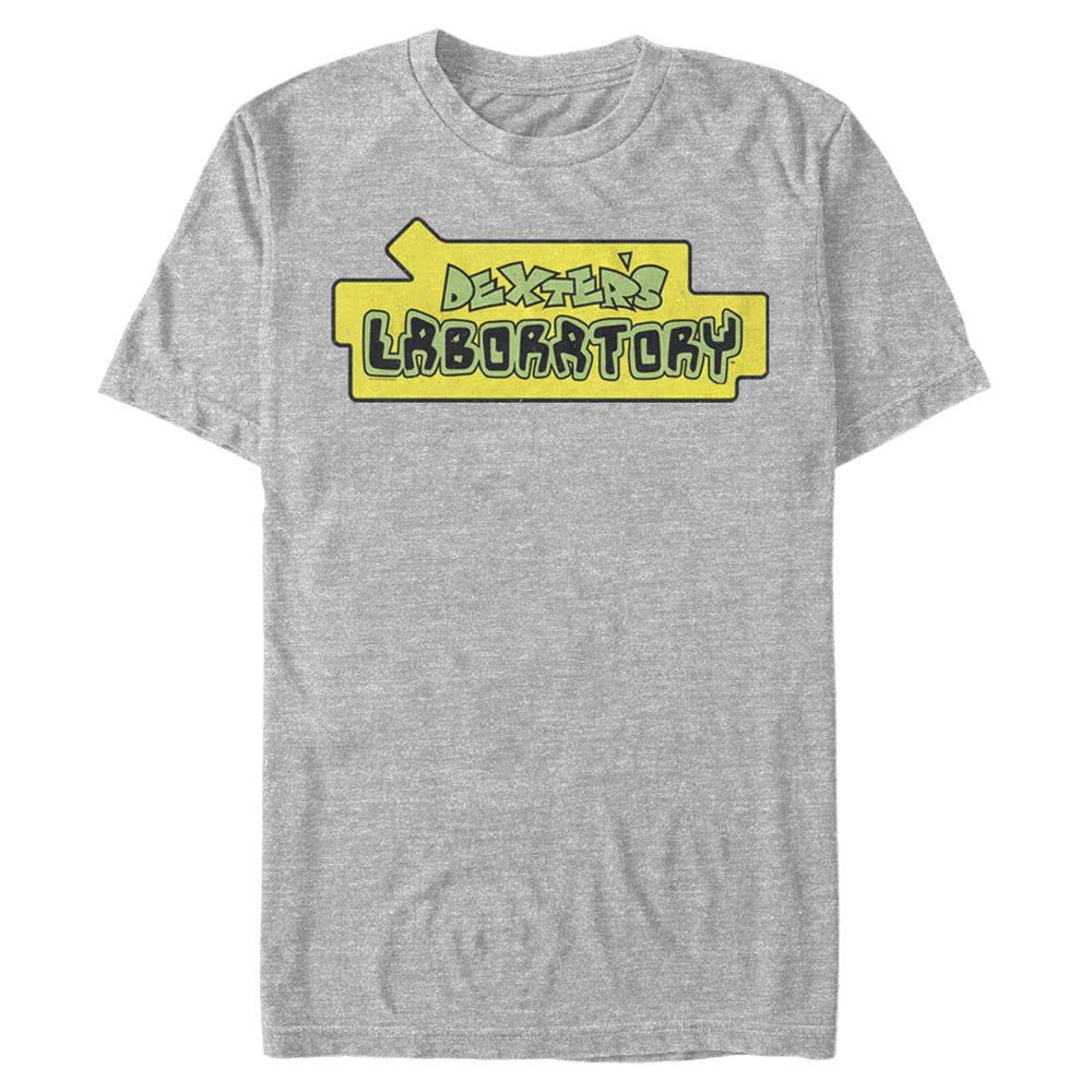 Dexter's Laboratory Men's Big & Tall Graphic Logo T-Shirt | Cartoon Character Tee for Casual Wear & Fan Gifts