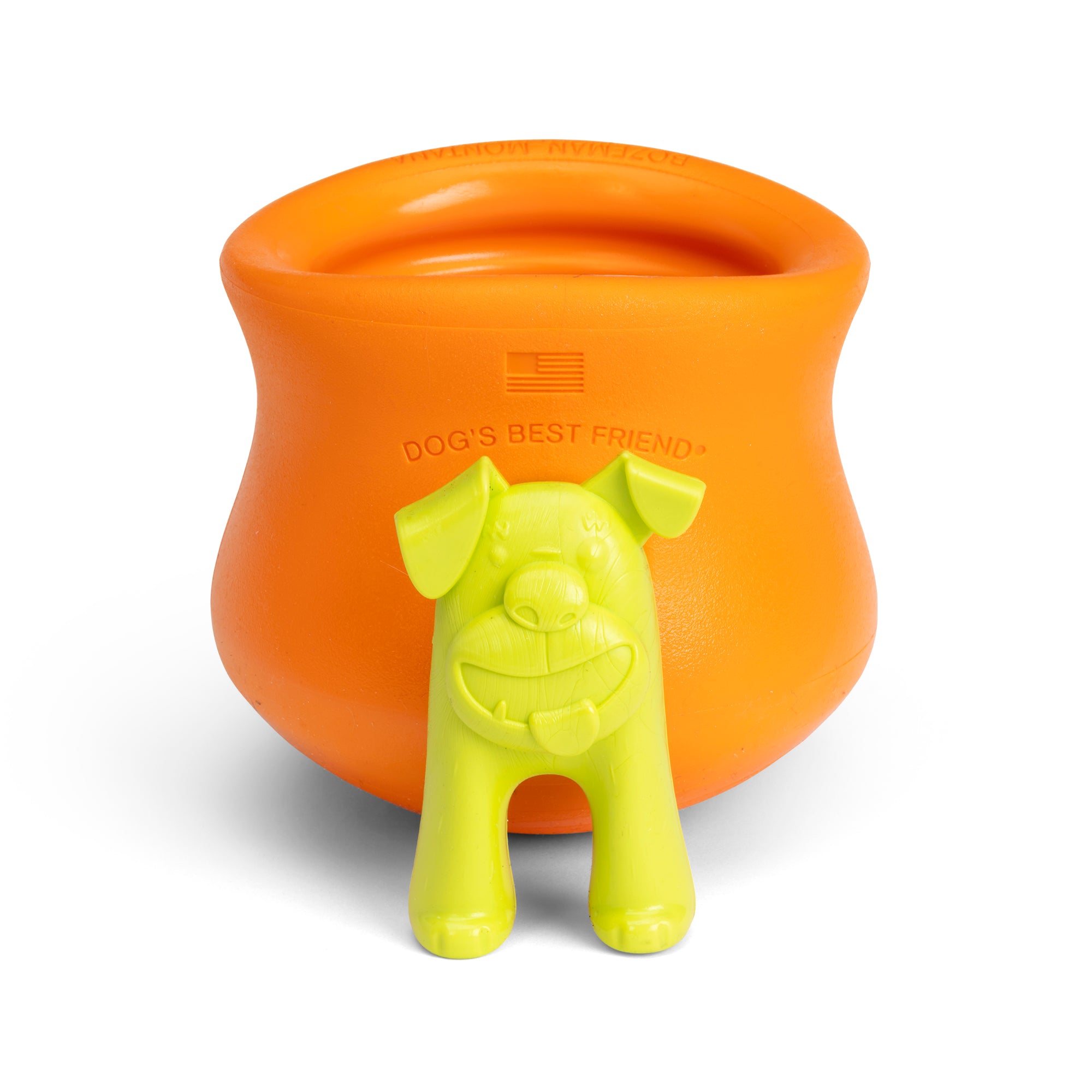West Paw® Toppl Dog Chew Toy - Durable & Interactive Treat Dispenser for Dogs - Green Color - Perfect for Training, Boredom Relief & Mental Stimulation