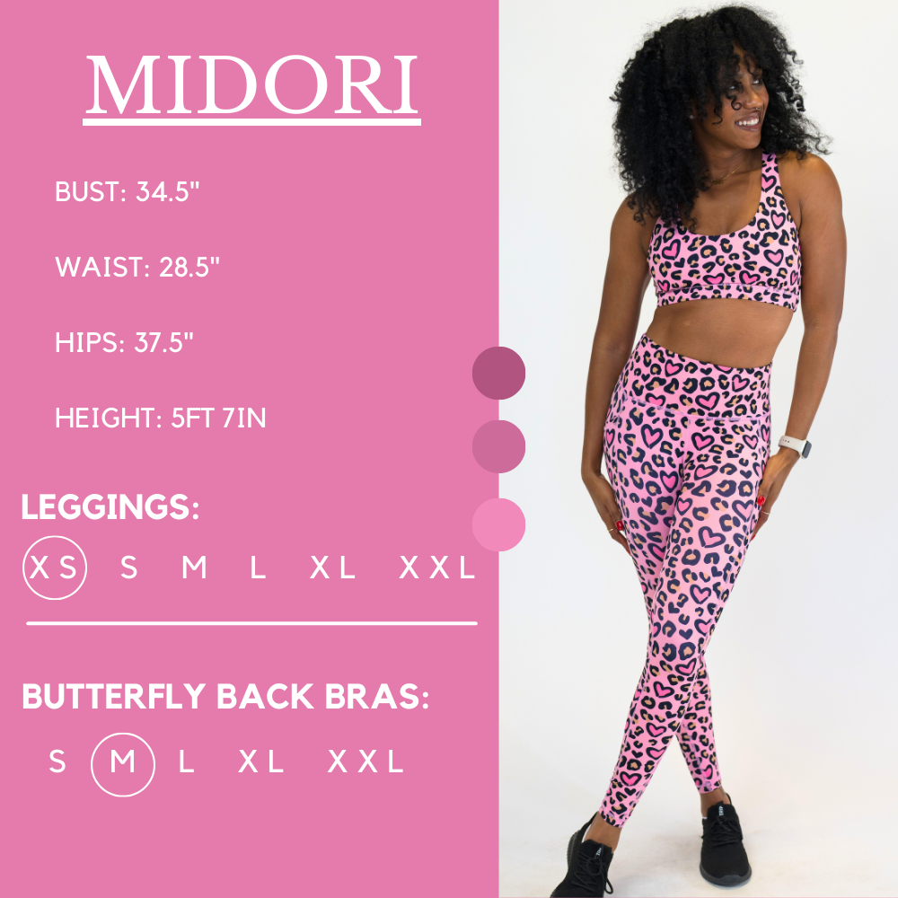 Wild At Heart Leggings - High Waist Yoga Pants for Women, Soft & Stretchy Workout Leggings - Perfect for Yoga, Gym, Running and Everyday Wear