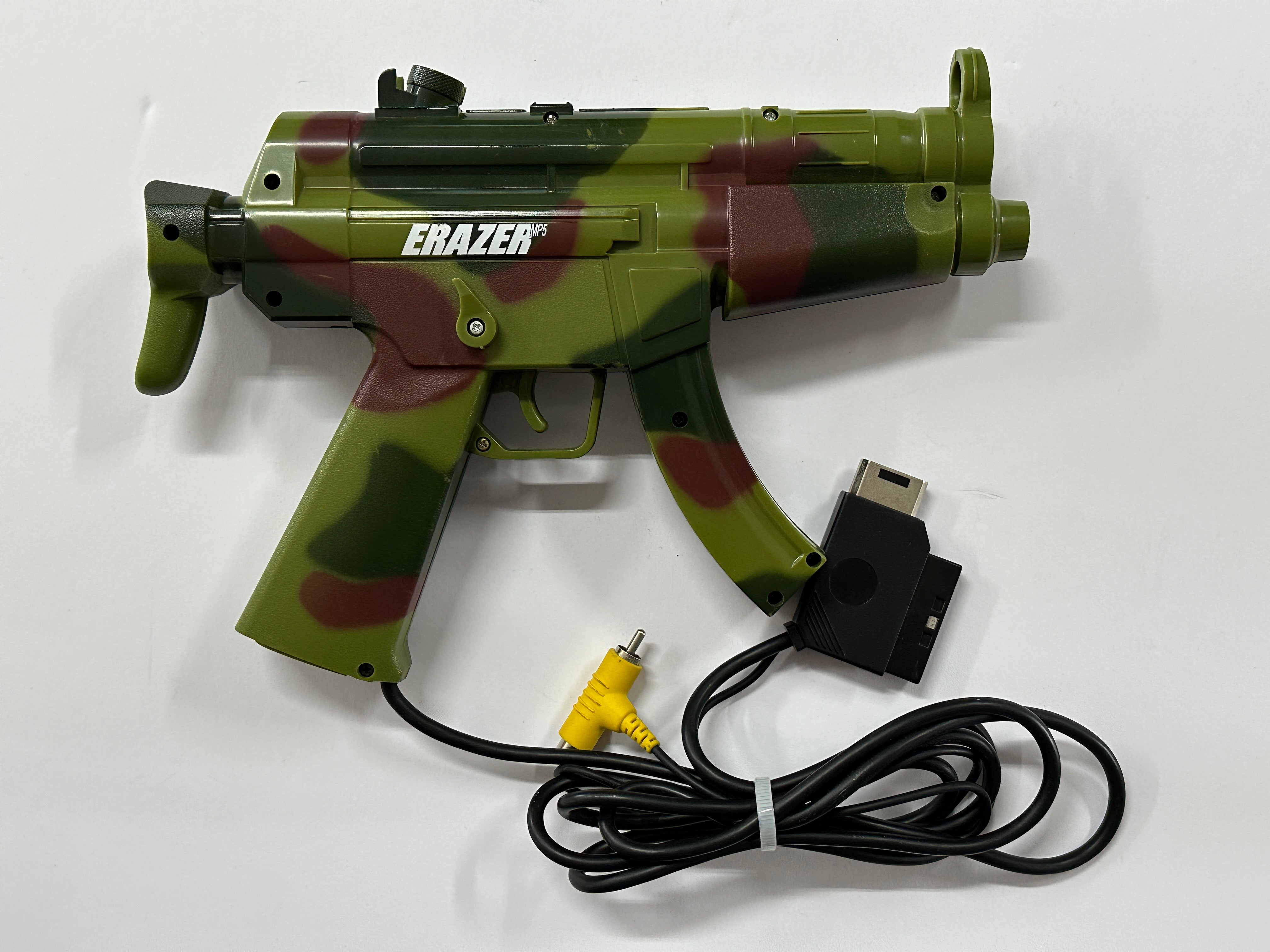 Erazer MP5 Replacement Light Gun for Sega Saturn - Perfect for Classic Arcade Shooting Games at Home