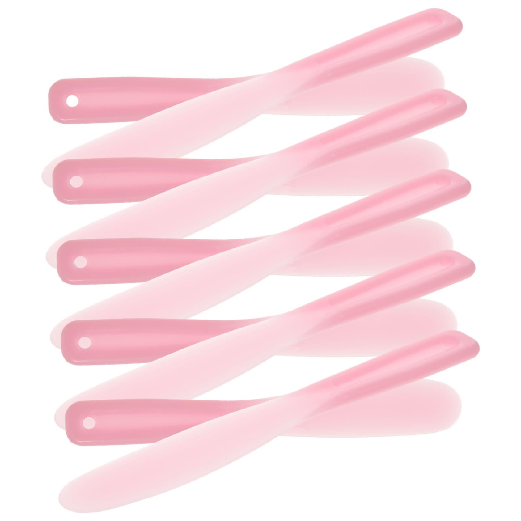 10pcs Silicone Makeup Spatulas - Reusable Cosmetic Mixing Tools for Foundation, Creams & Lotions - Perfect for DIY Beauty, Nail Art & Professional Makeup Application