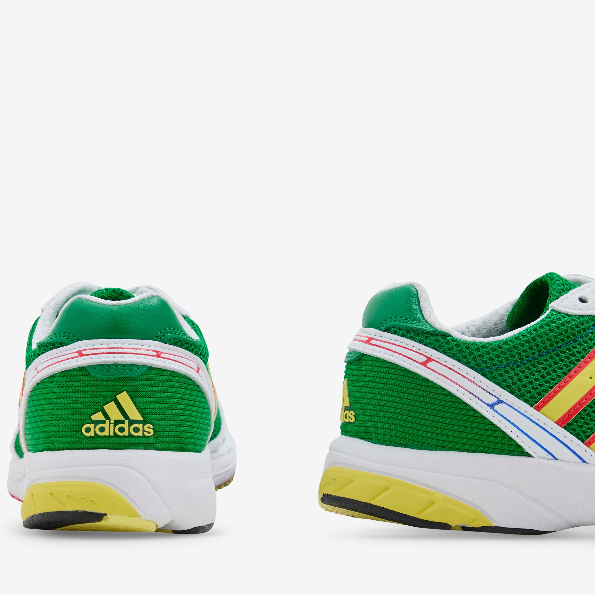 Adizero Adios OG Running Shoes for Men & Women - Green, Cloud White, Bright Red | Lightweight & Breathable for Marathon, Training & Daily Jogging