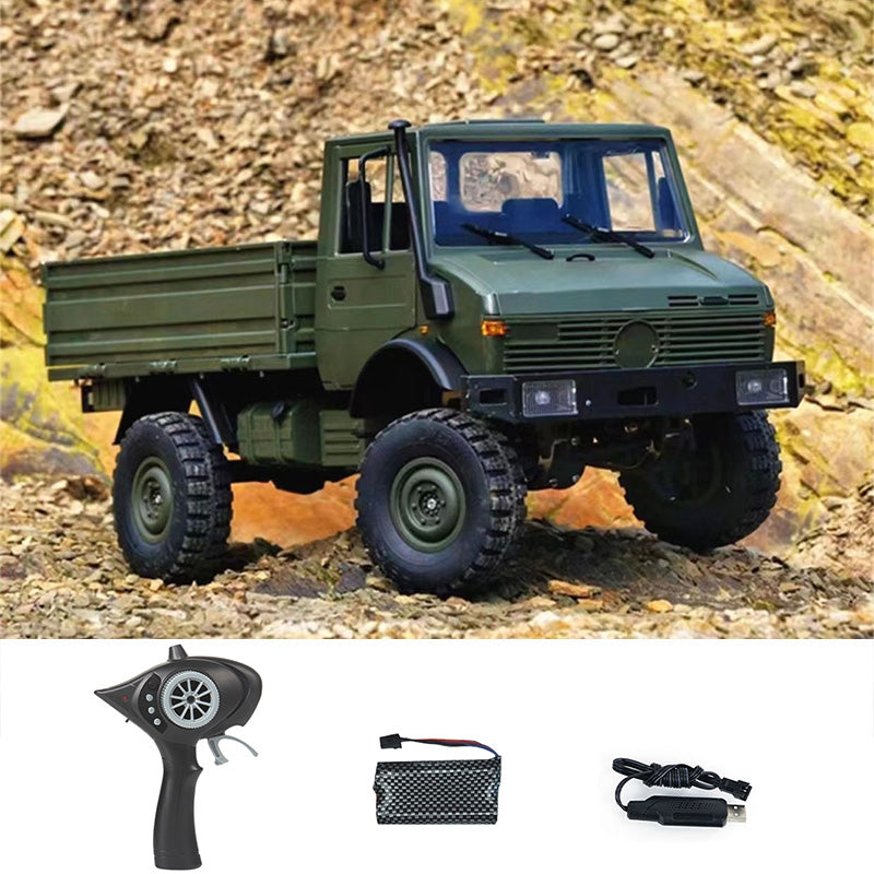 1/12 LDRC P06 4WD Remote Control Crawler Off-Road Vehicle - 2-Speed Rock Climber RC Truck with 15KM/H Speed & USB Charging (RTR) - Perfect for Kids Outdoor Play, Backyard Adventures & Off-Road Racing