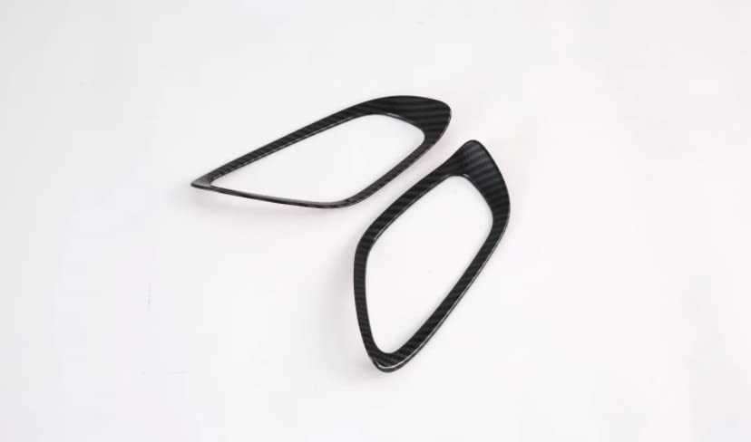 2 Rear fog light frame Carbon Fiber