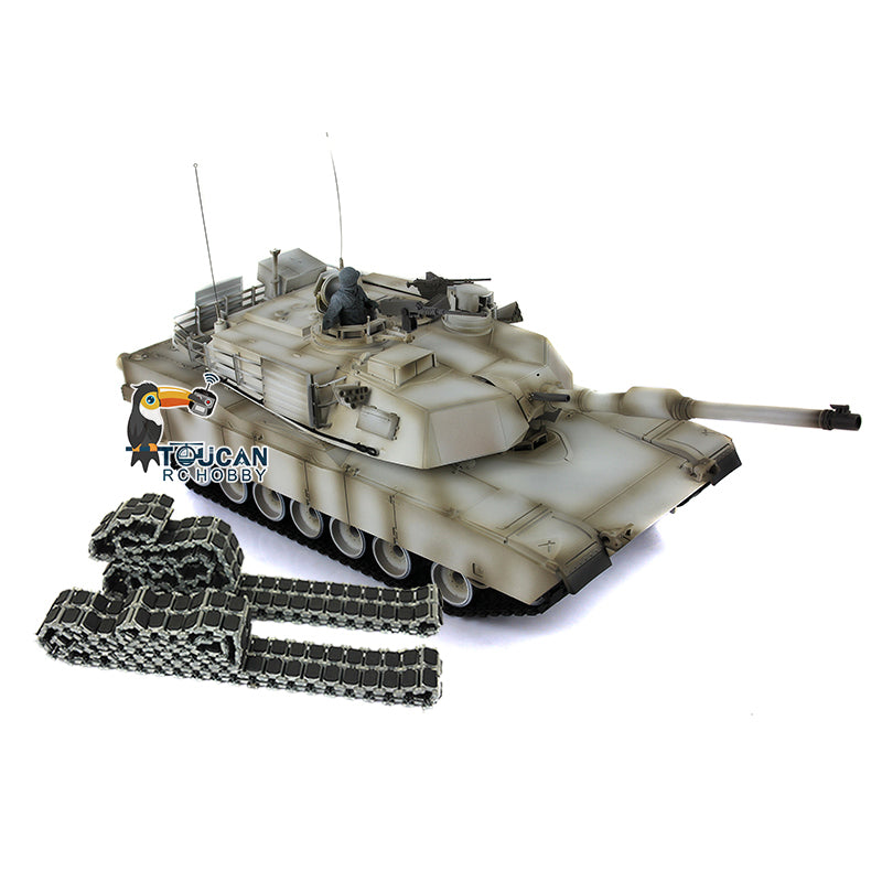 HengLong 1/16 Scale M1A3 Abrams RC Tank - Factory Original Refitted Painted Ready-to-Run (RTR) with Metal Chassis & Plastic Upper Hull - Hobby Model 3918 | Perfect for Military Enthusiasts, Collectors & RC Tank Battles