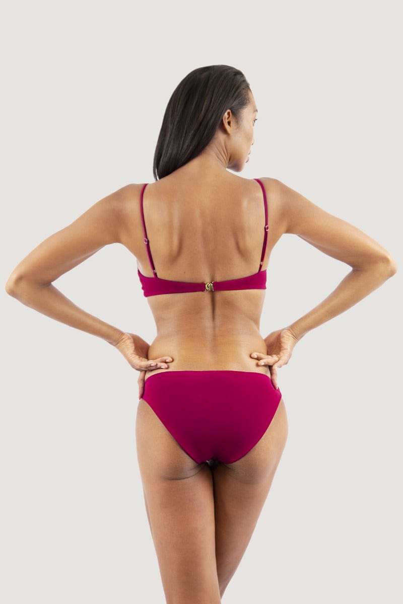 Econyl® Sustainable Bikini Set - Red Coral Two-Piece Swimsuit for Women | Beach Vacation, Pool Party, Summer Swimwear
