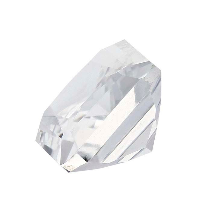 Natural Genuine Arkansas Ice Quartz - White Clear Crystal Quartz Loose Stone 8x6mm to 12x10mm Radiant Cut VVS Quality | Mined & Cut in USA | Perfect for Jewelry Making, Healing Crystals & Energy Work