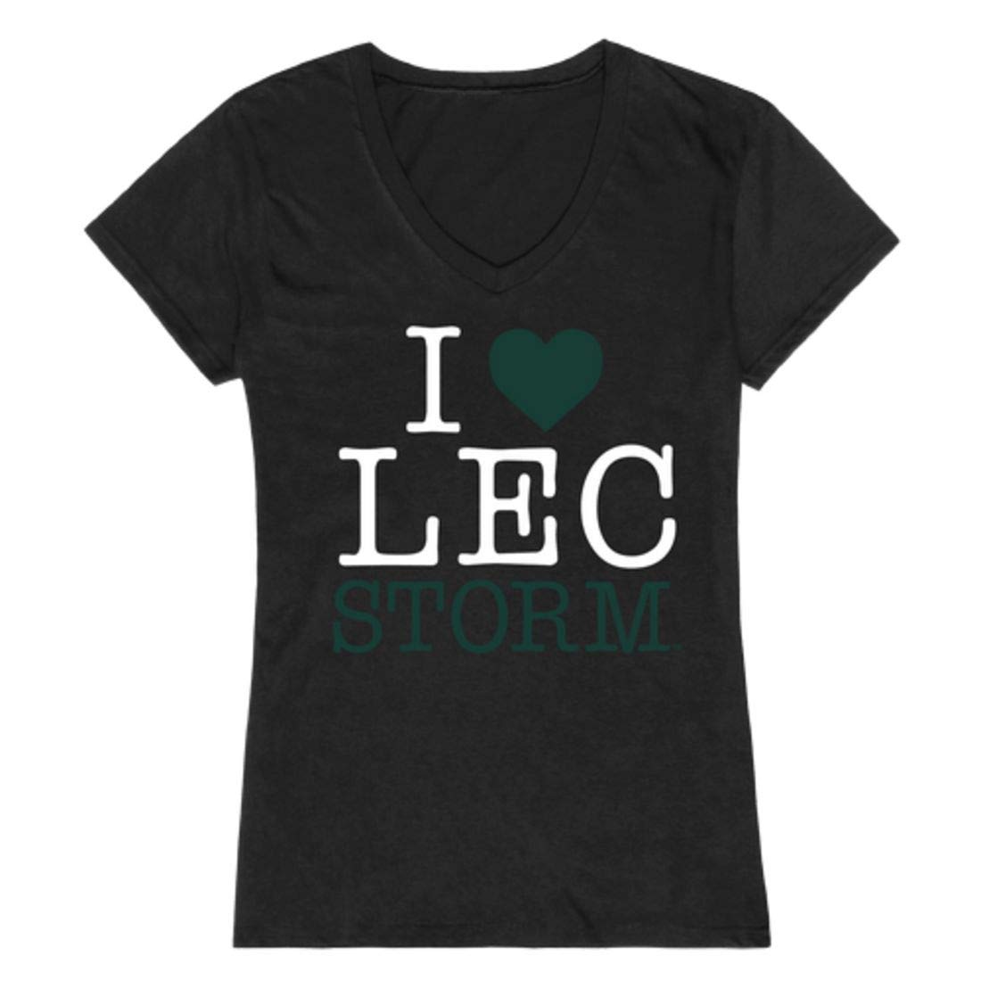 Lake Erie College Storm Women's T-Shirt - Black | Comfortable Cotton Tee for School Spirit, Game Day & Alumni Pride