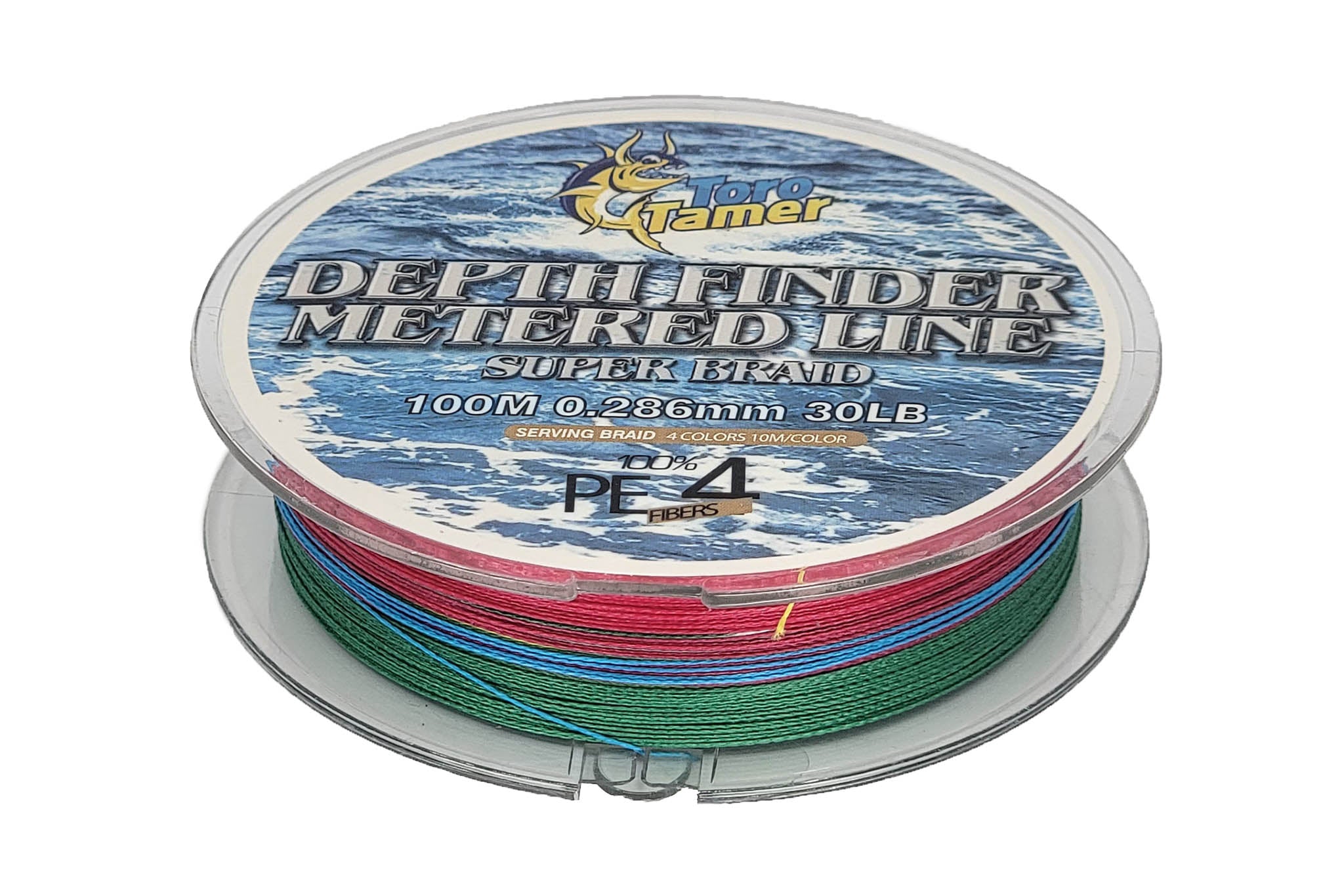 Toro Tamer Multicolor Solid Serving Braid 100M - Premium Fishing Line for Saltwater & Freshwater Anglers - Ideal for Fly Fishing, Trolling, and Casting