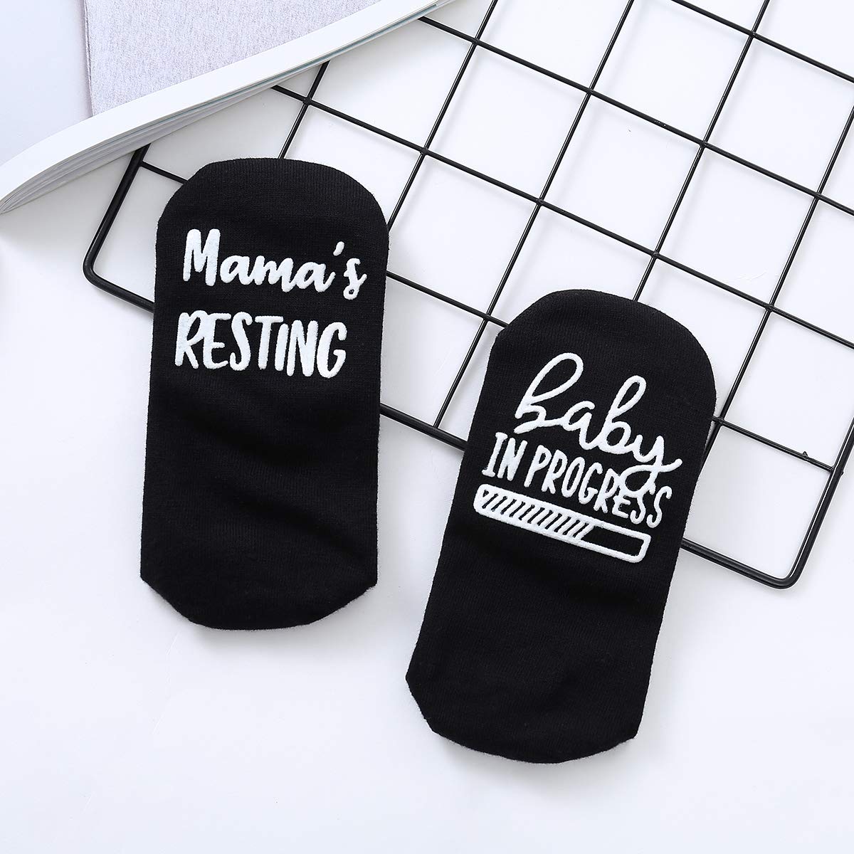 **Poshzone Non-Slip Maternity Labor & Delivery Socks - Comfortable Hospital Push Socks for Expecting Moms - Perfect Shower Gift for Pregnancy - Ideal for Hospital Stay, Postpartum Recovery & Relaxation**