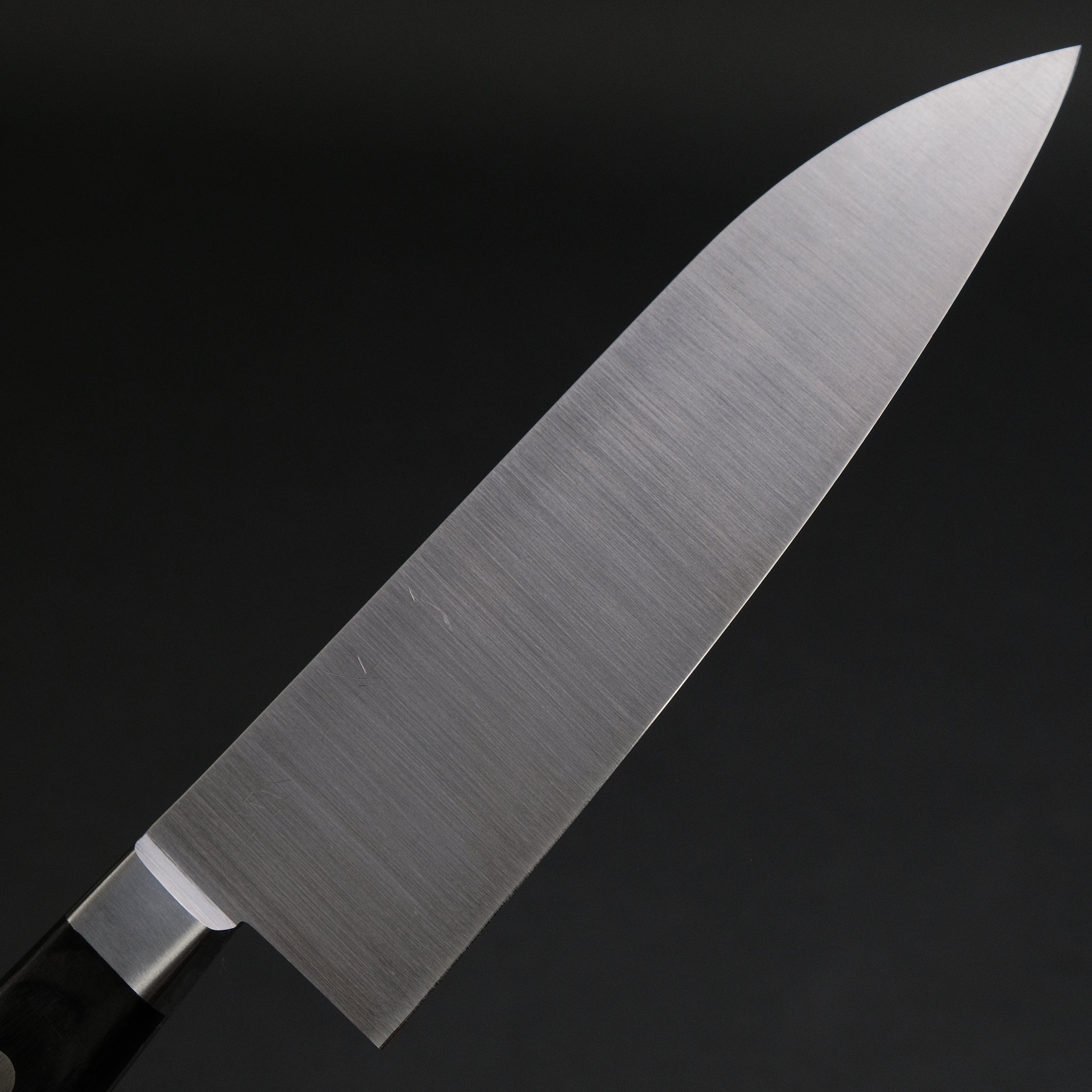 Hitohira Ashi White #2 Santoku Knife 165mm with Pakkawood Handle - Japanese Kitchen Knife for Slicing, Dicing & Chopping Vegetables, Meat & Fish