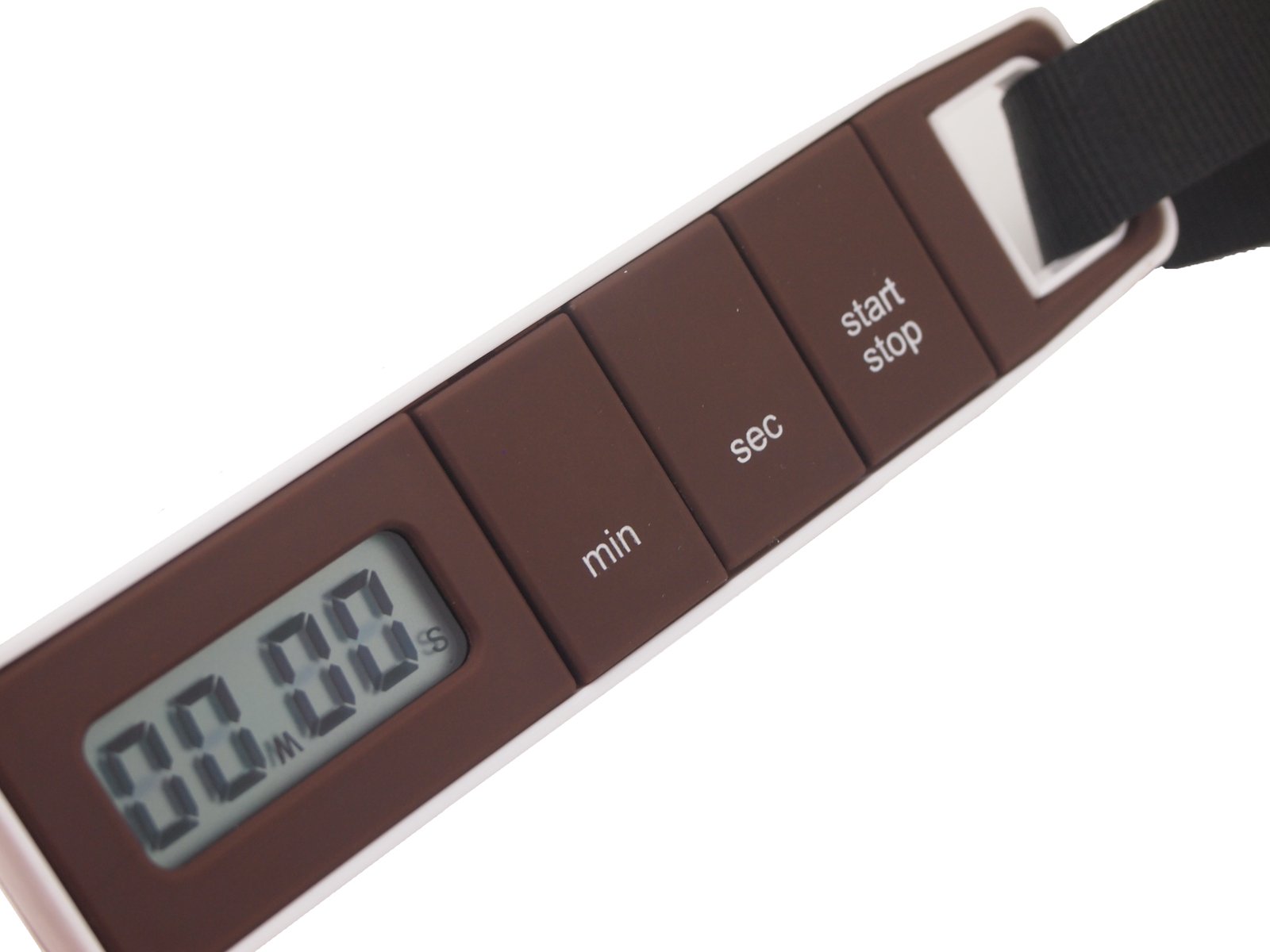 Pearl Metal C-3239 Vibrating Timer for Cooking, Studying, Exams & Learning - Portable Kitchen Timer with Silent Vibration Mode for Classrooms, Exams, Meditation & Focus Sessions (Brown)