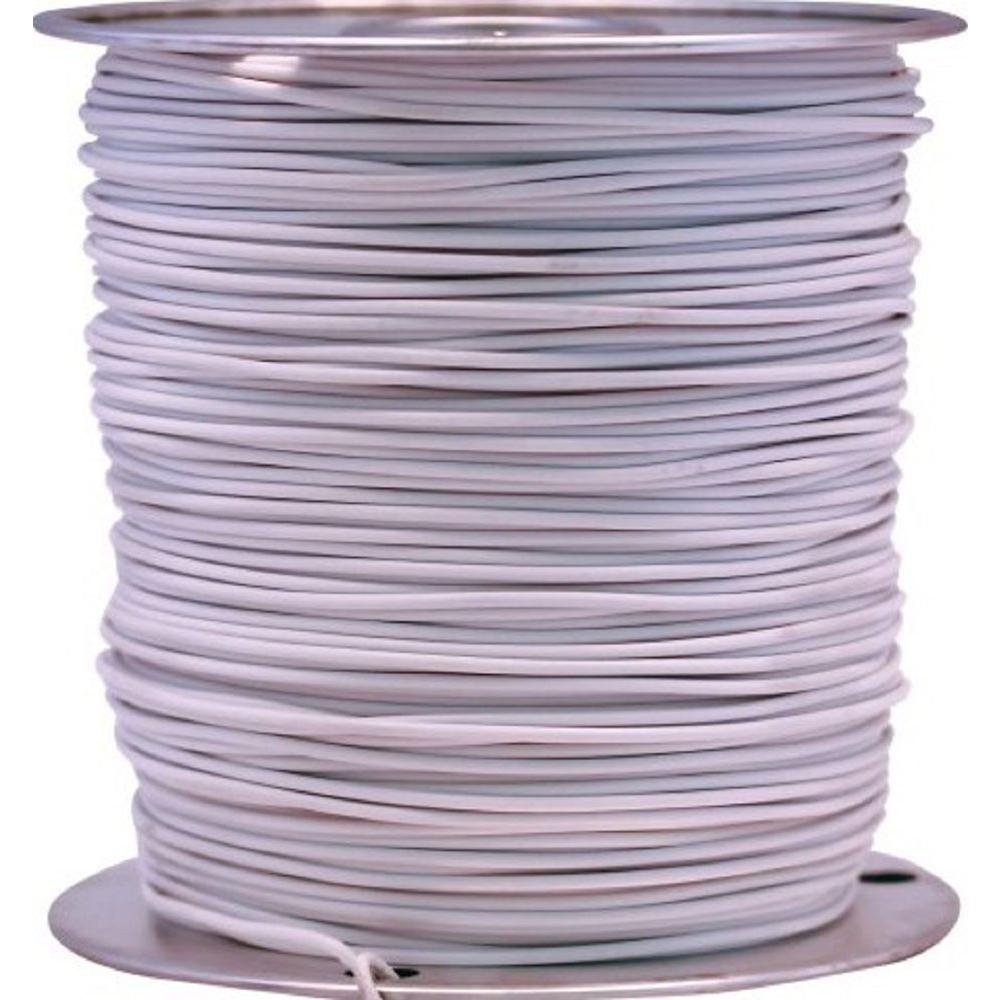 Southwire 1000 ft. 12 AWG White Stranded Copper GPT Primary Automotive Wire - Perfect for Car Audio, Electrical Repairs & DIY Auto Projects