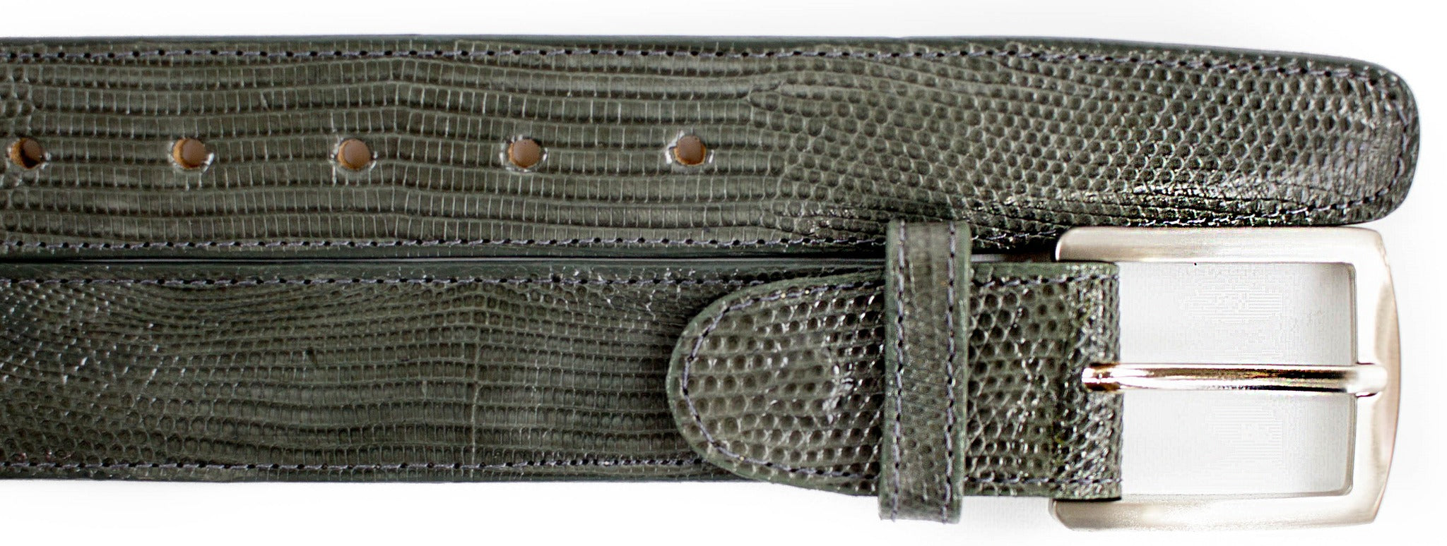 Belvedere Genuine Lizard Leather Belts for Men - 7 Color Options - Premium Dress & Casual Belts for Business & Everyday Wear