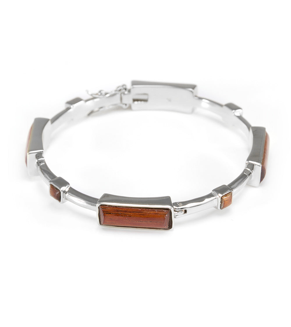 Handcrafted Koa Wood Bangle Bracelet - Natural Hawaiian Koa Fine Jewelry for Women MJHC51239 | Perfect for Casual Wear, Boho Style & Gift Giving
