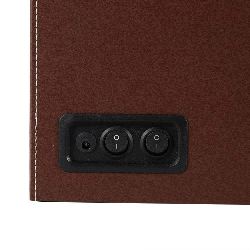 Premium Wooden Watch Box Organizer with Automatic Rotation - 4+6 Watch Winder Storage Case for Men, Jewelry Display Box with Transparent Lid (Brown) - Perfect Gift for Watch Collectors & Luxury Storage Solution