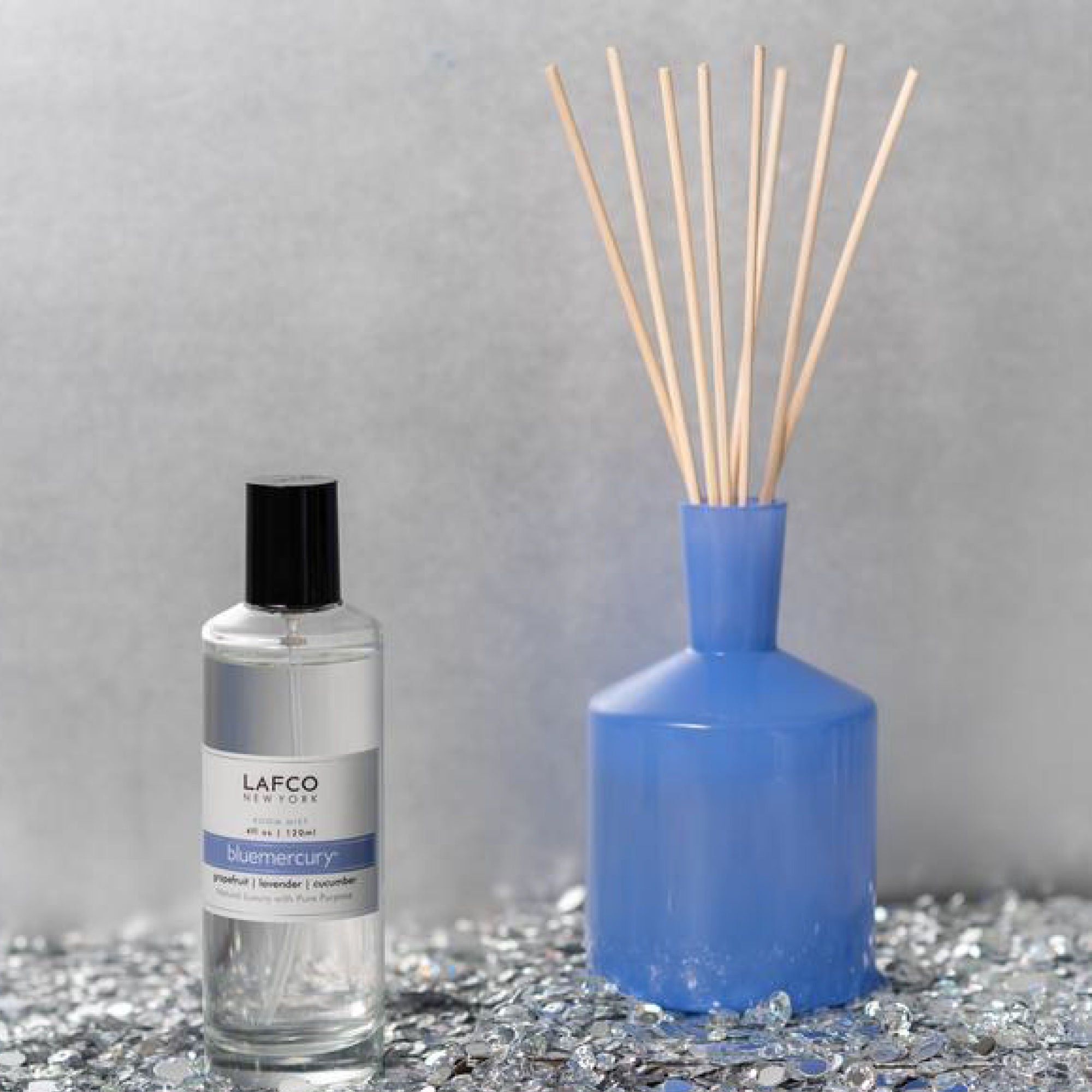 Bluemercury Spa Classic Reed Diffuser - Aromatherapy Essential Oil Diffuser for Home, Office & Relaxation | Creates Calming Ambiance for Bedroom, Bathroom & Living Spaces