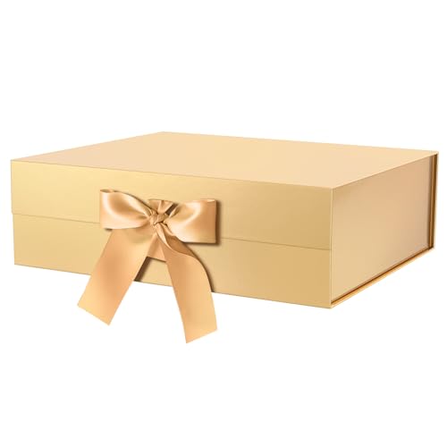 Gold-Ribbon-16.3x14.2x5 Inches-Pack of 1