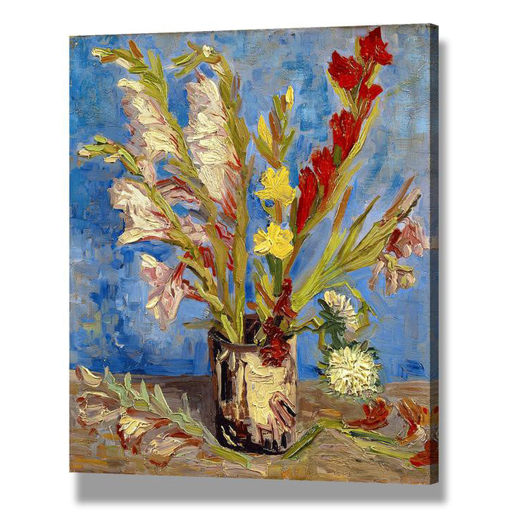 Vincent Van Gogh The Red Vineyards Canvas Wall Art - Handmade Oil Painting Reproduction for Living Room, Bedroom & Office Decor - Perfect Gift for Art Lovers