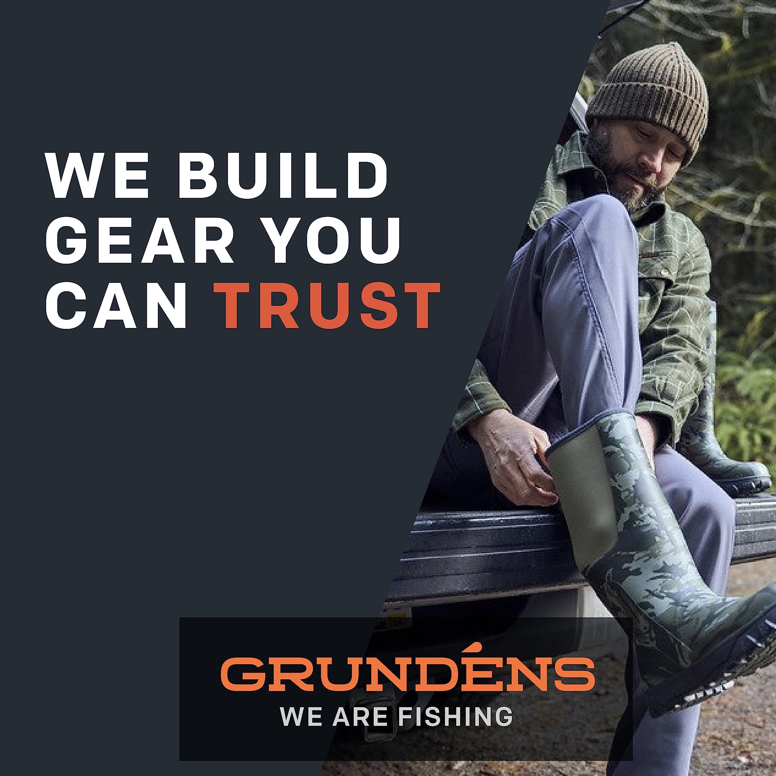 Grundens Men's Deviation Tall Boot - Waterproof Fishing & Work Boots for Outdoor, Hunting & Heavy Duty Use