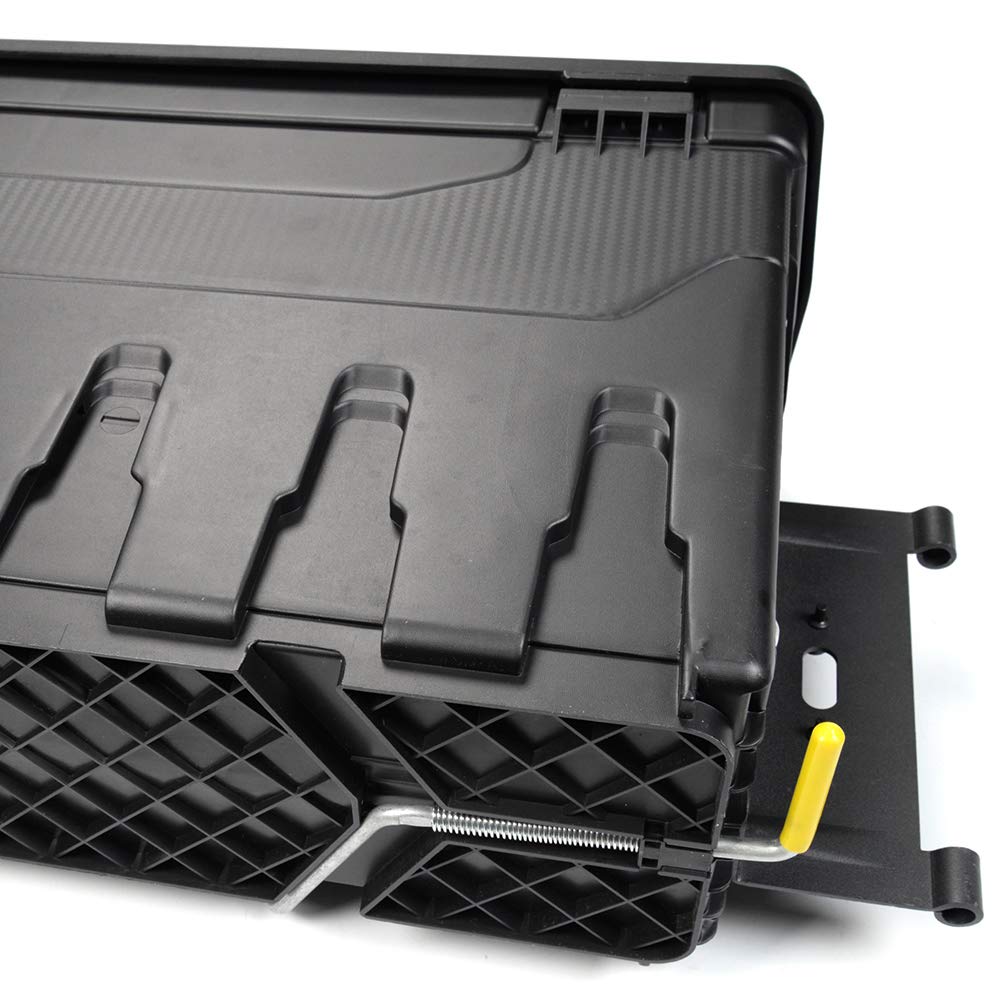 Lockable Truck Bed Tool Box for Ford F150 2015-2020 | Right Passenger Side Storage Organizer | Durable Cargo Management for Camping & Work Tools