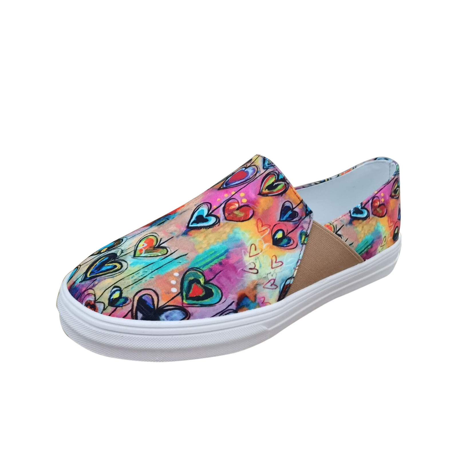 Women's Air 1 Low Top Casual Sneakers - Fashion Printed Comfortable Flat Shoes for Women | Perfect for Everyday Wear, Walking & Street Style Outfits