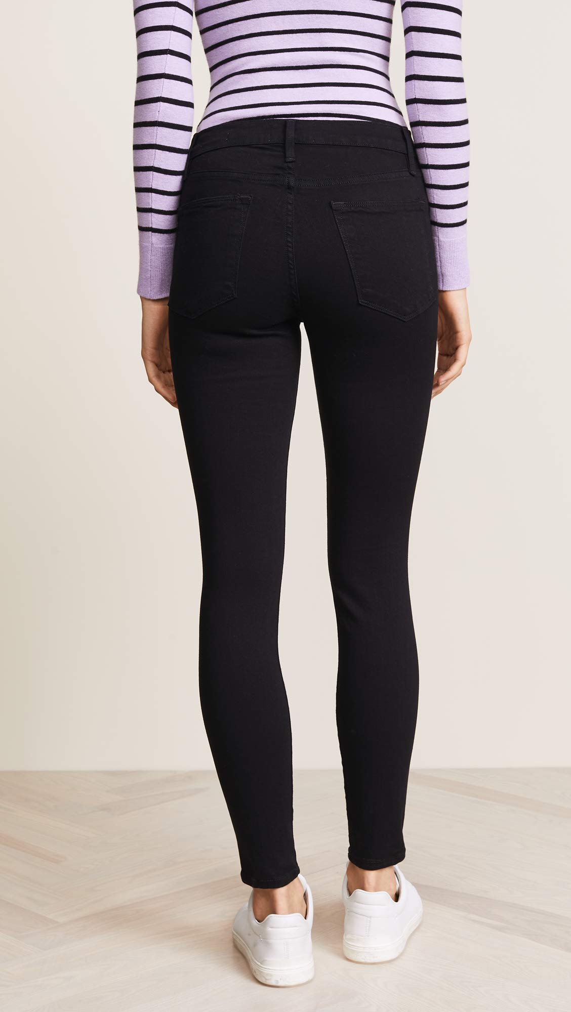 FRAME Women's High Waist Skinny Jeans - Stretch Denim Pants for Casual Wear & Night Out