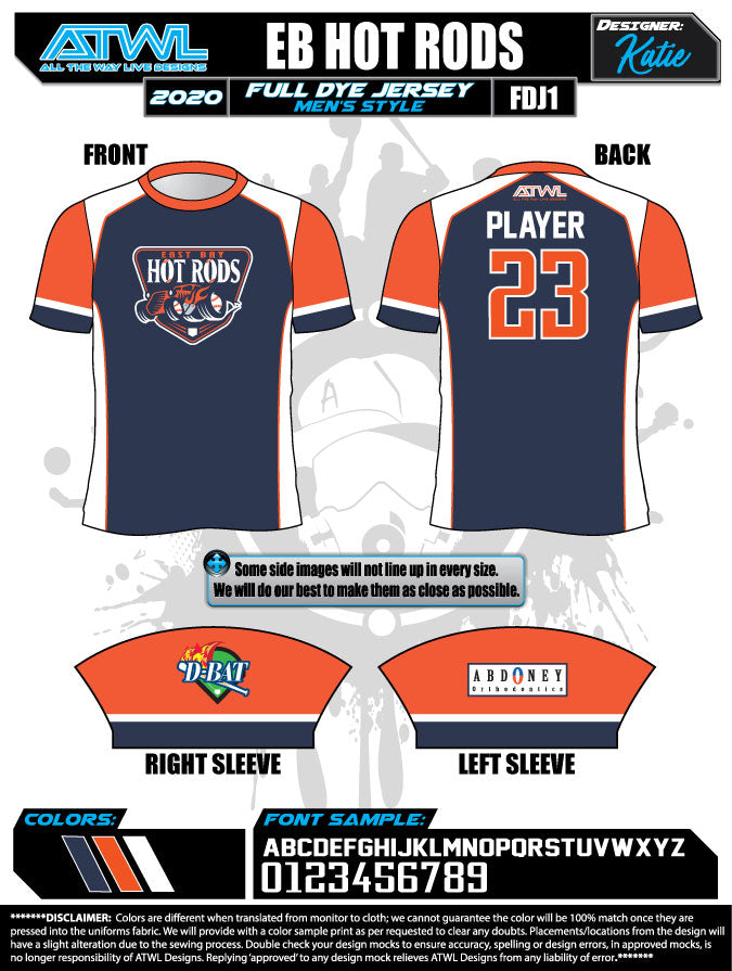 East Bay Spring 2020 Baseball Jerseys - Custom Team Uniforms for Youth & Adult Baseball Leagues - Perfect for Games, Practices & Tournaments
