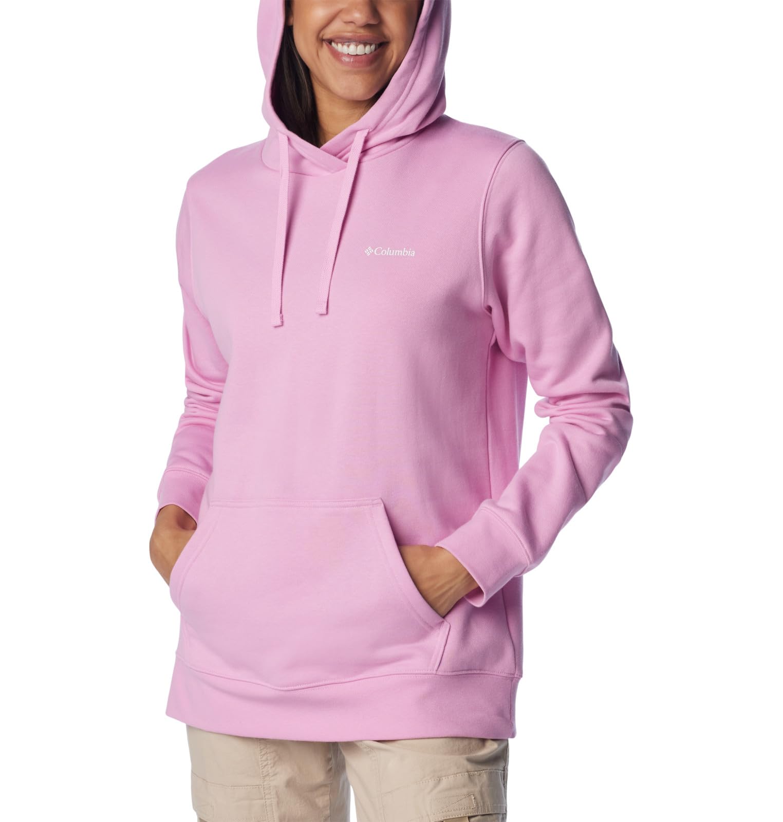 Columbia Women's Trek Graphic Hoodie - Lightweight Fleece Pullover for Hiking, Camping & Outdoor Adventures