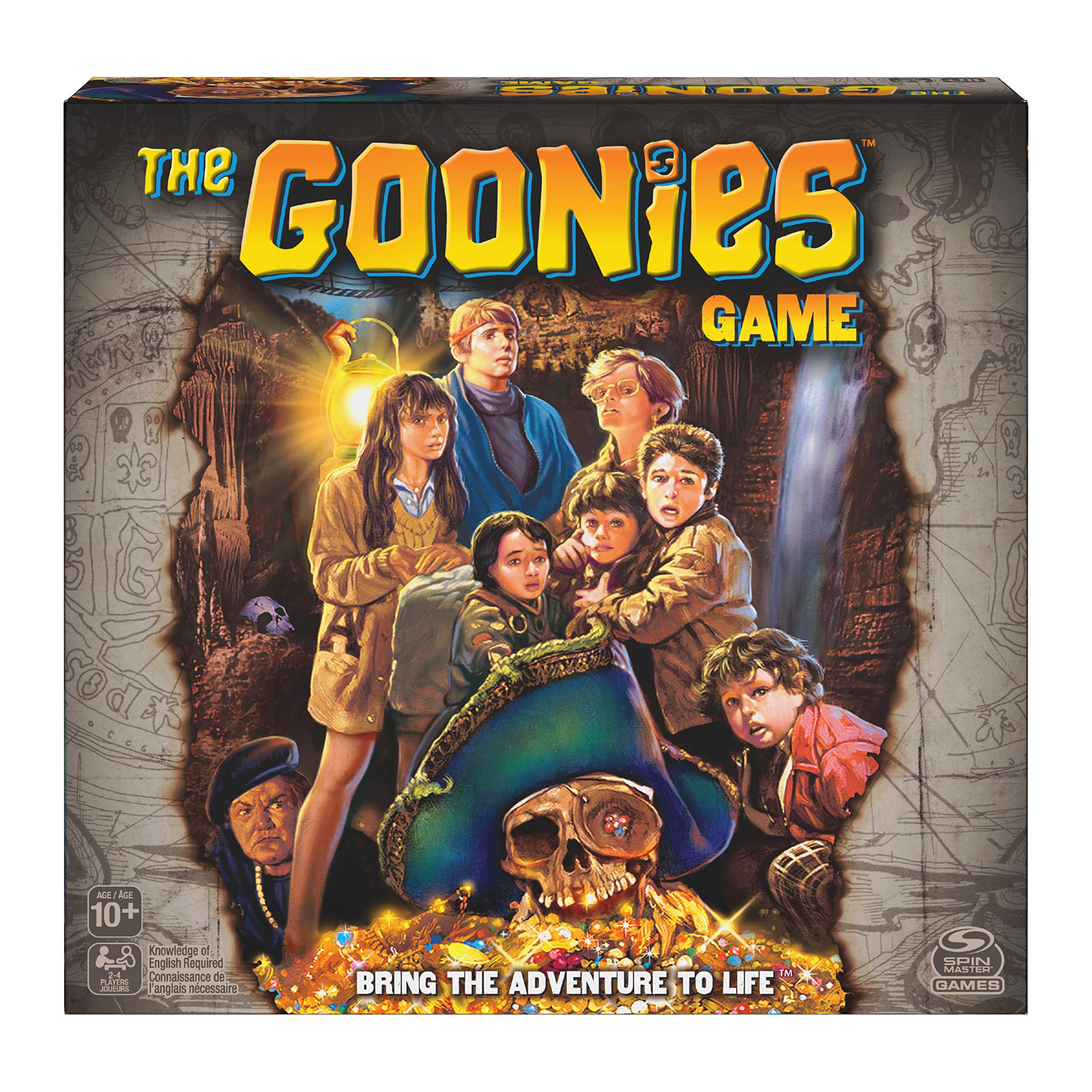 The Goonies Retro Vintage 80’s Family Movie Board Game for Kids Aged 10+ | Perfect for Family Game Nights and Nostalgic Movie Fans