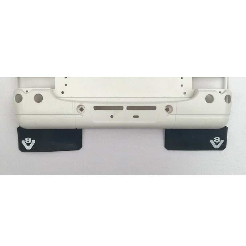 Degree Rubber Front Mudguard for LESU TAMIYA 1/14 RC Tractor Truck | Radio Control Lorry Vehicles V8 Car DIY Replacement Parts | Off-Road Racing & Crawling Protection Accessory