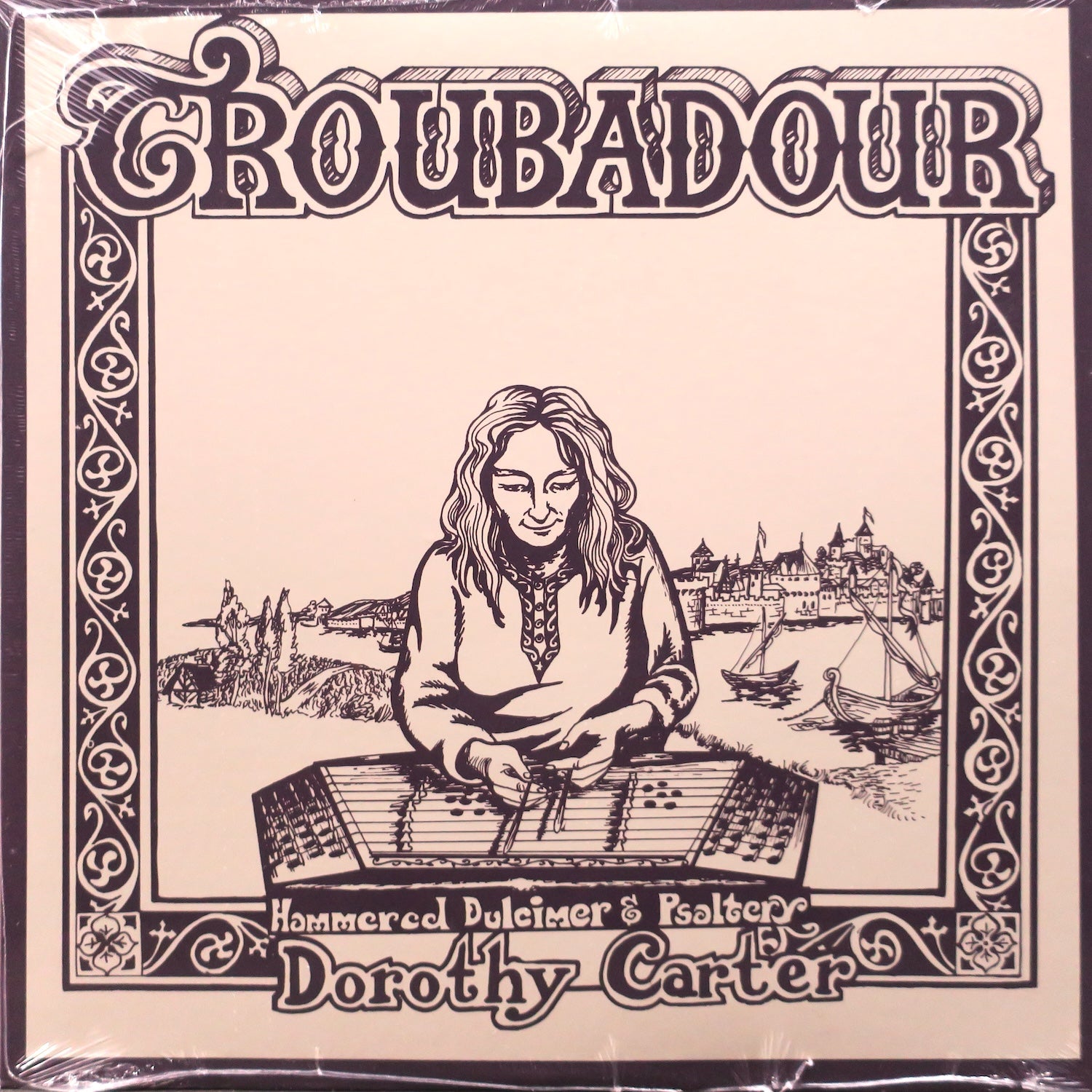 DOROTHY CARTER 'Troubadour' Vinyl LP Record - 1976 Folk Music Album - Perfect for Vintage Music Collectors & Folk Enthusiasts