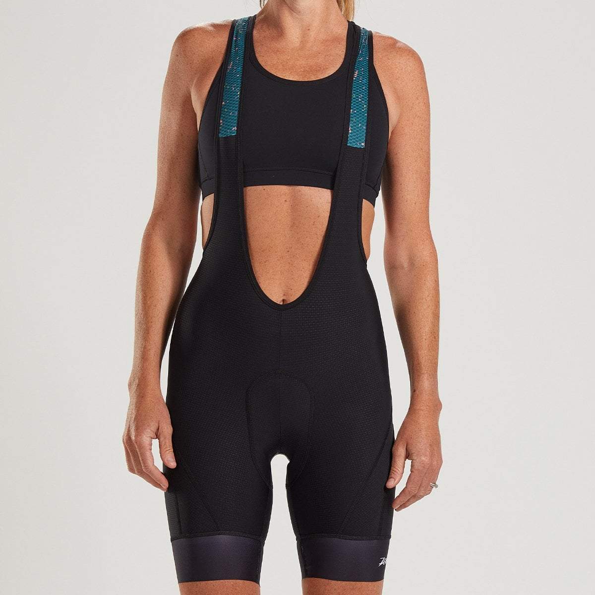 Women's High-Performance Cycling Bib Shorts - Coal Black | Breathable & Padded for Long Rides & Road Biking | Perfect for Training, Racing & Endurance Rides