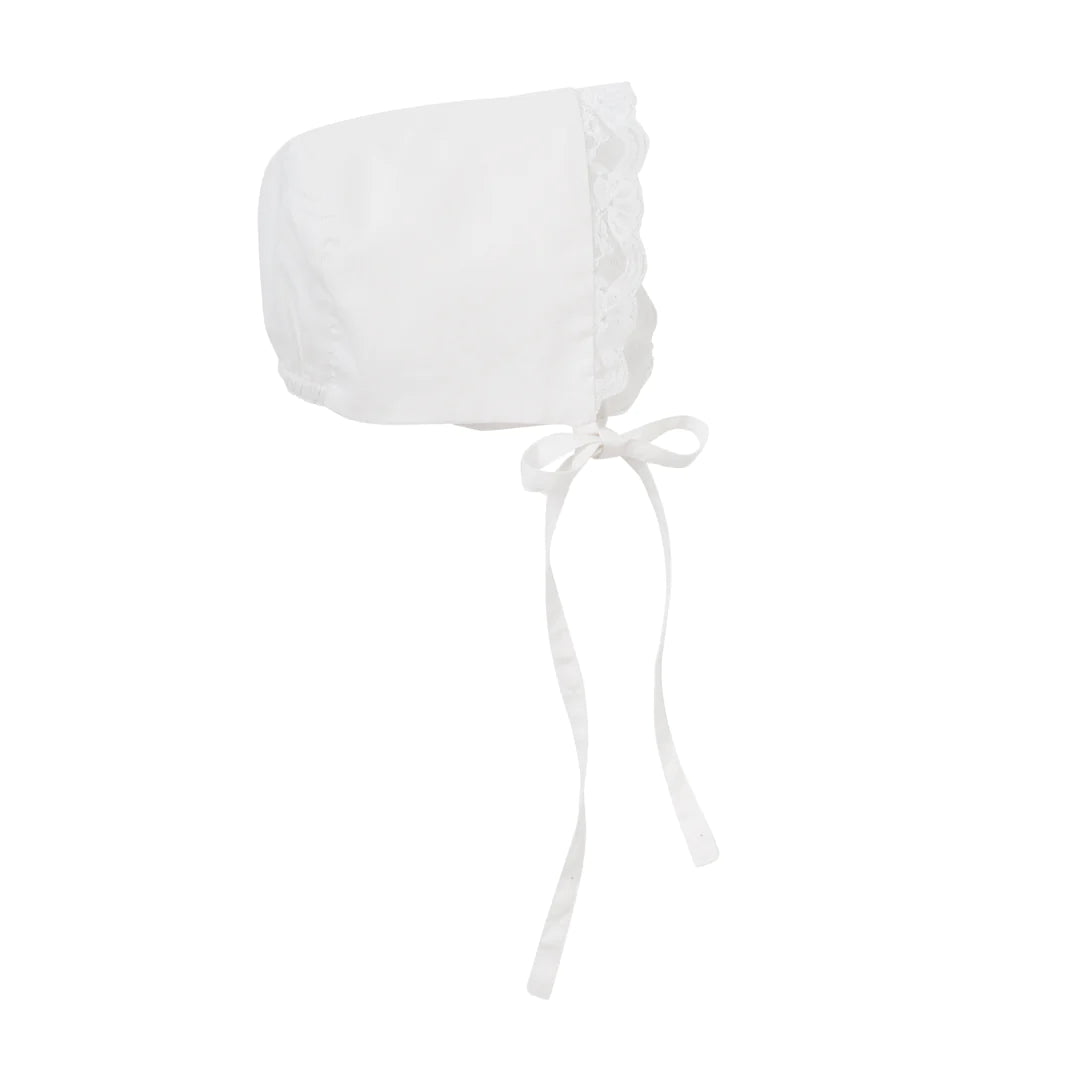 Girls' Christening Gown & Bonnet Set - Elegant Baptism Outfit for Baby Girls - Perfect for Christenings, Baptisms & Special Ceremonies
