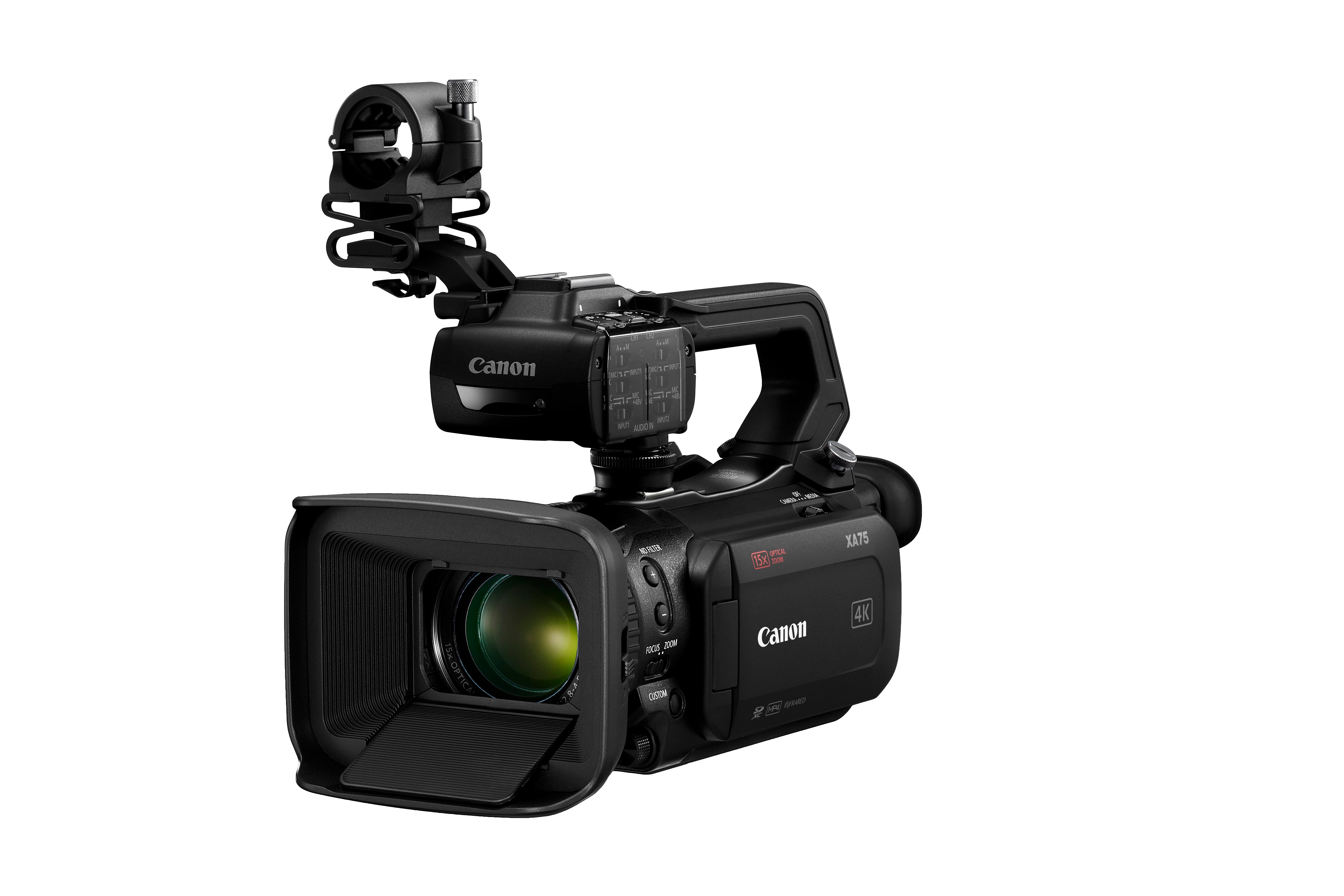 Canon XA75 Compact Professional 4K Camcorder - Perfect for Vlogging, Travel Filming, and Live Streaming