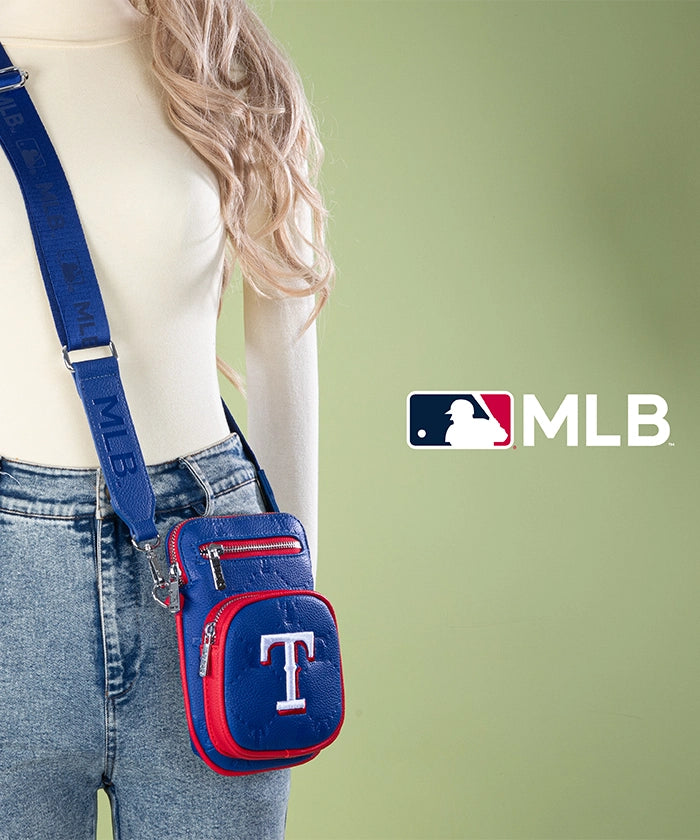 MLB Texas Rangers Mini Crossbody Bag for Women - Stylish Baseball Fan Purse for Games, Travel & Everyday Use