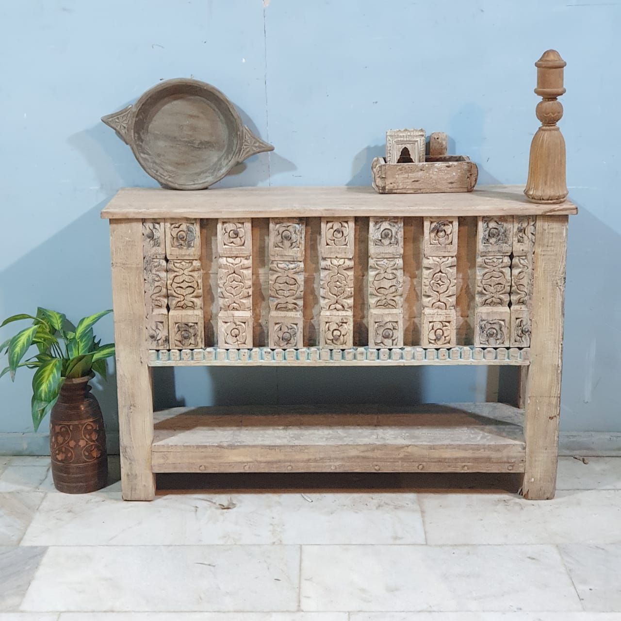 Handmade Solid Hardwood Console Table - 55