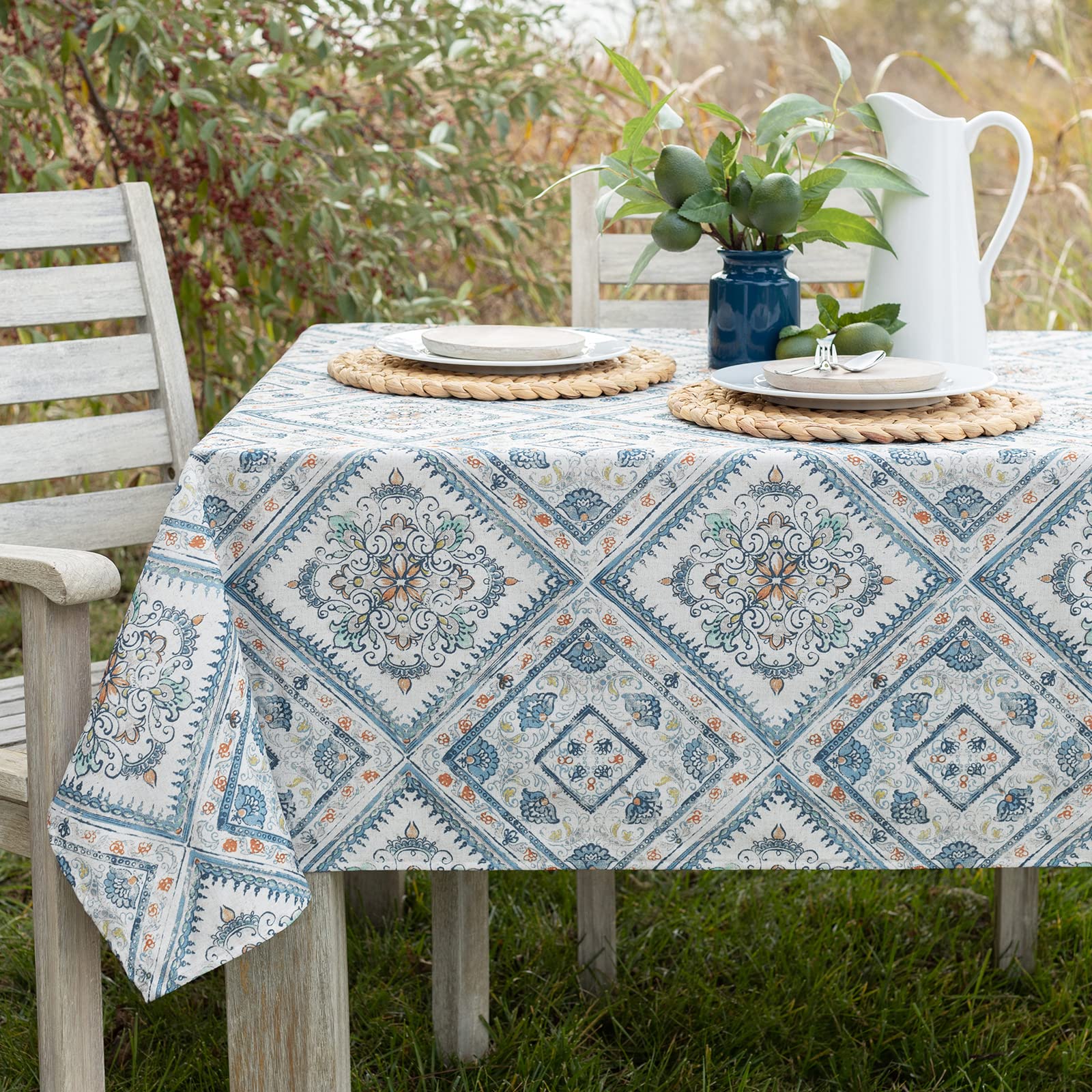 Benson Mills Spillproof Waterproof Tablecloth - 60