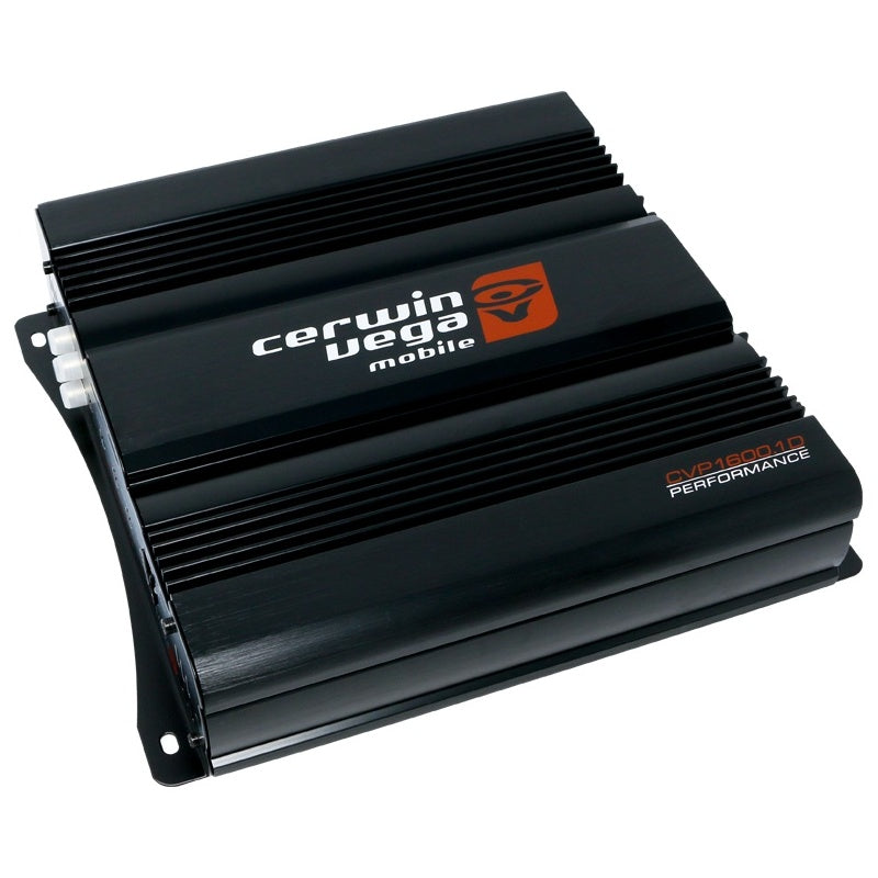 Cerwin Vega CVP1600.1D Monoblock Class A/B Car Amplifier - 1600W Max Power, 2 Ohm Stable, Bass Boost - Perfect for Car Audio Systems & Subwoofers