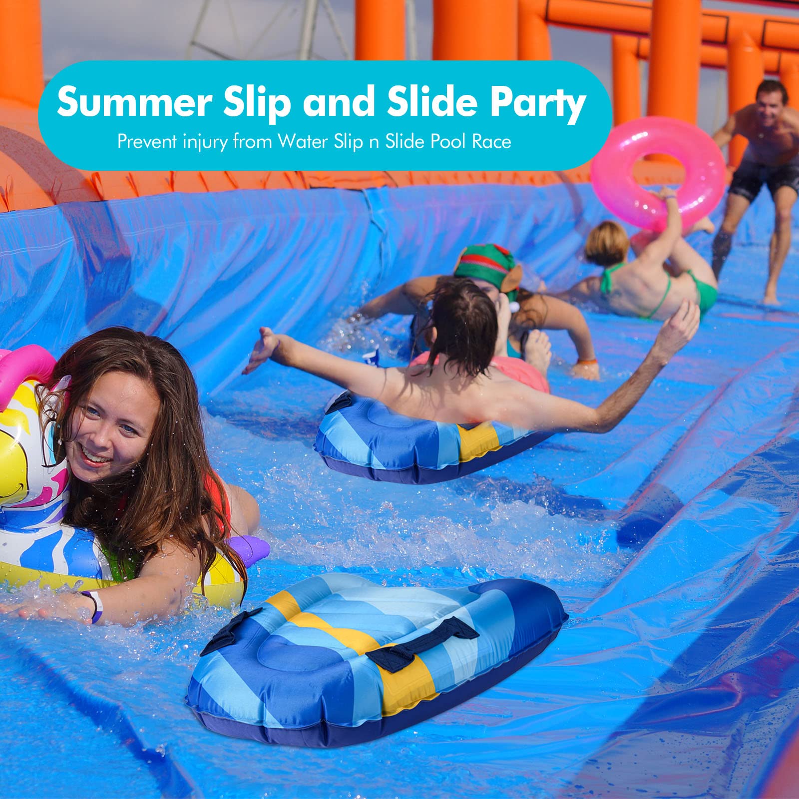 Inflatable Boogie Boards for Kids Ages 4-12 - 30