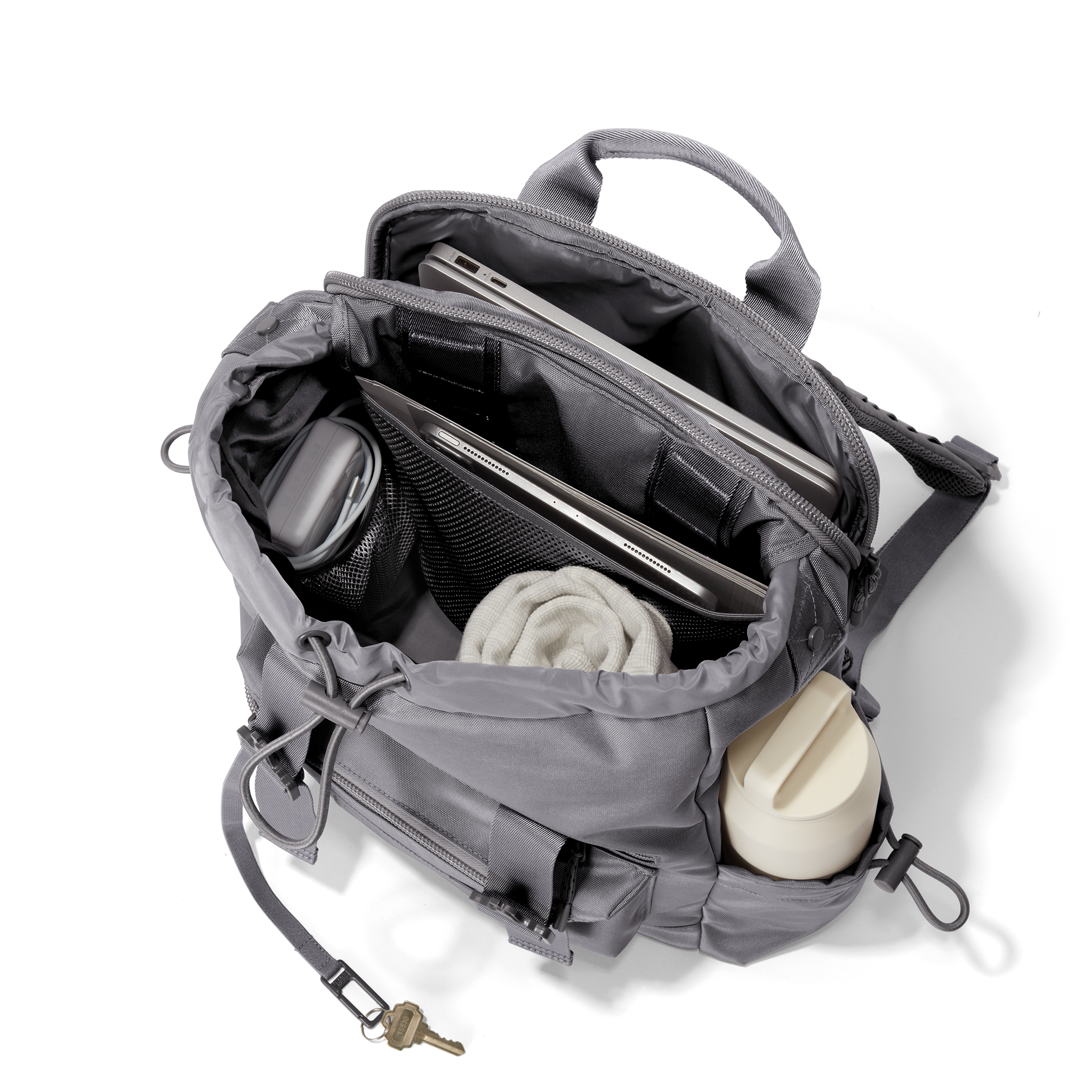 Dagne Dover Brooklyn Flap Top Backpack - Stylish & Functional Laptop Backpack for Women & Men - Perfect for Work, Travel & College