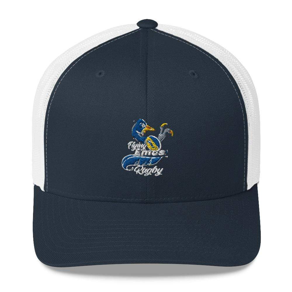 Flying Emus Trucker Hat - Adjustable Mesh Back Baseball Cap for Men & Women - Perfect for Outdoor Activities, Sports & Casual Wear