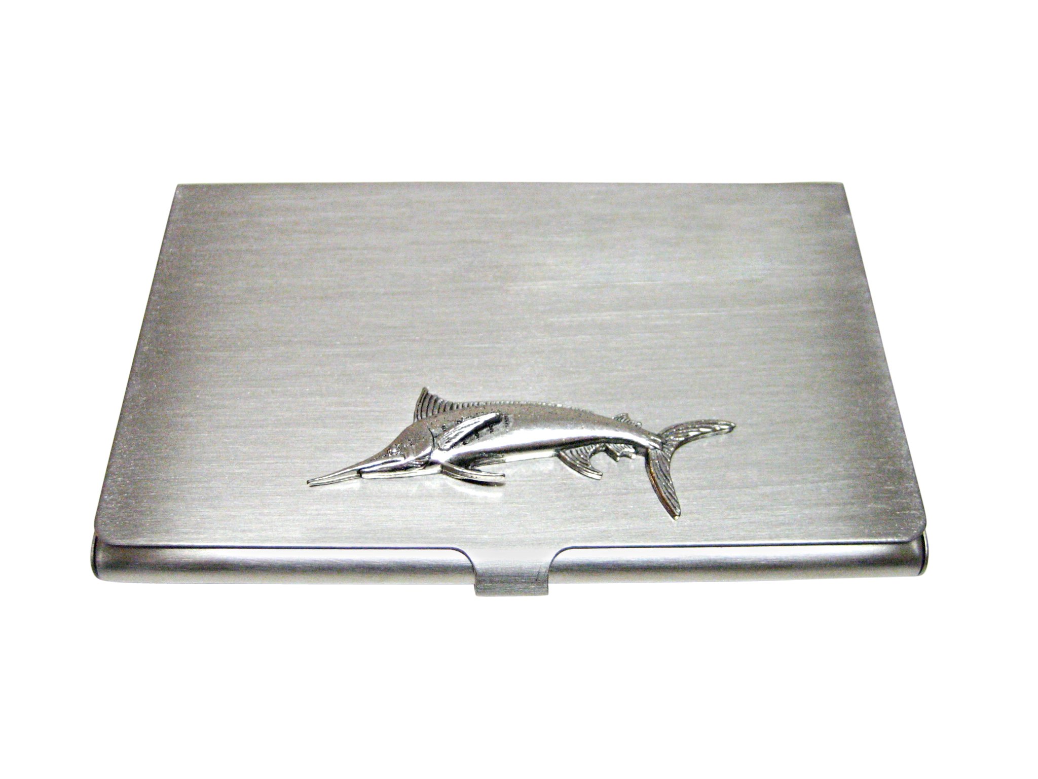 Premium Marlin Sailfish Business Card Holder - Elegant Metal Card Case for Professionals - Perfect for Networking, Office, and Corporate Gifts