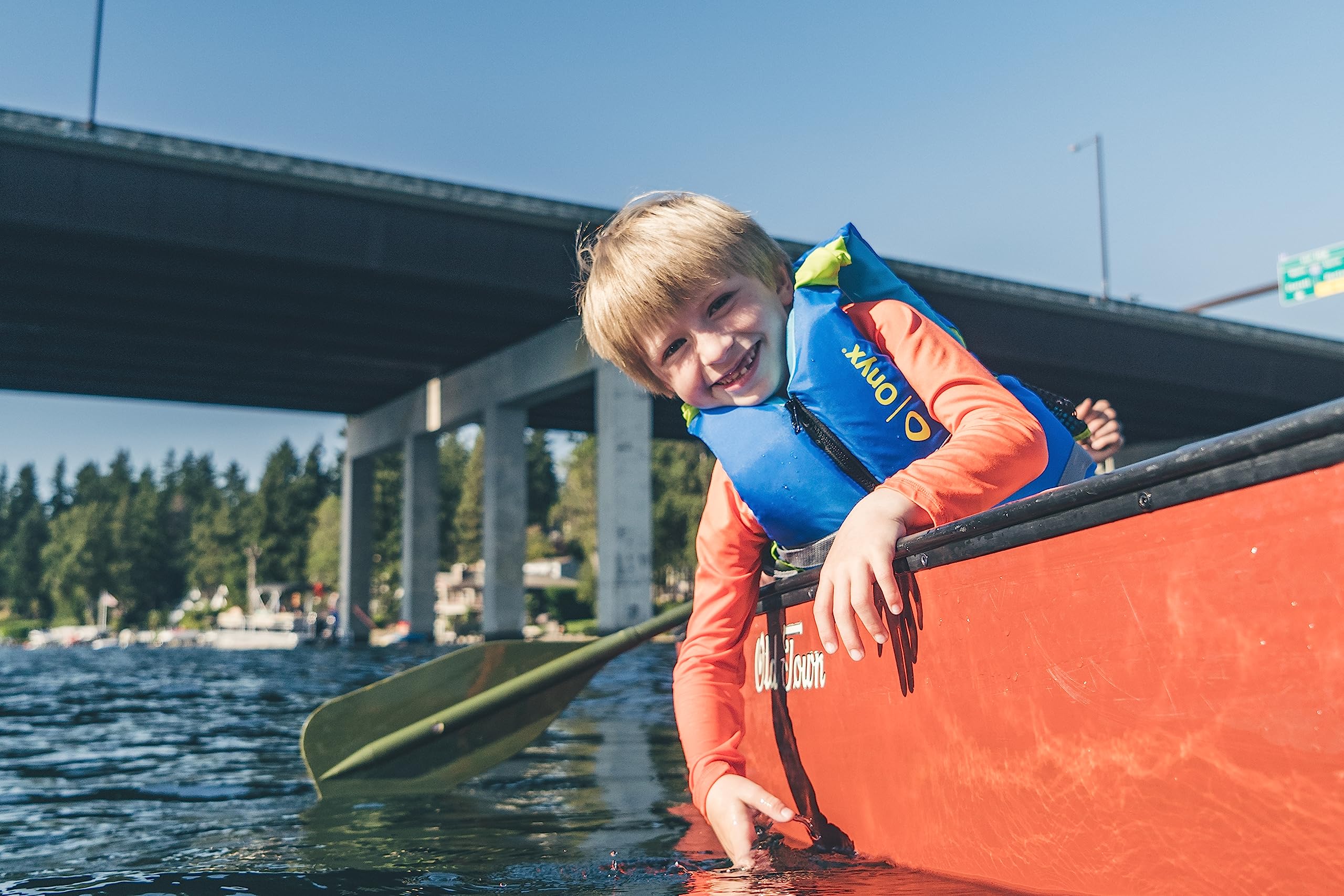 ONYX Youth Life Jacket for Paddle Sports - US Coast Guard Approved PFD for Kayaking, Canoeing & Water Activities - Lightweight & Comfortable for Kids & Teens