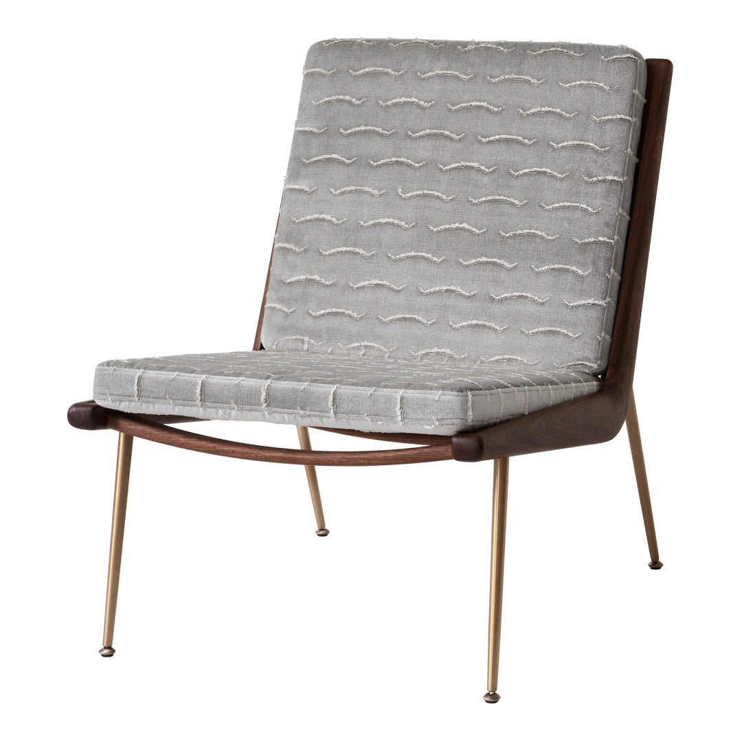 Boomerang HM1 Lounge Chair - Modern Ergonomic Recliner for Living Room, Bedroom & Office - Comfortable Reading & Relaxation Chair with Premium Fabric & Sturdy Frame