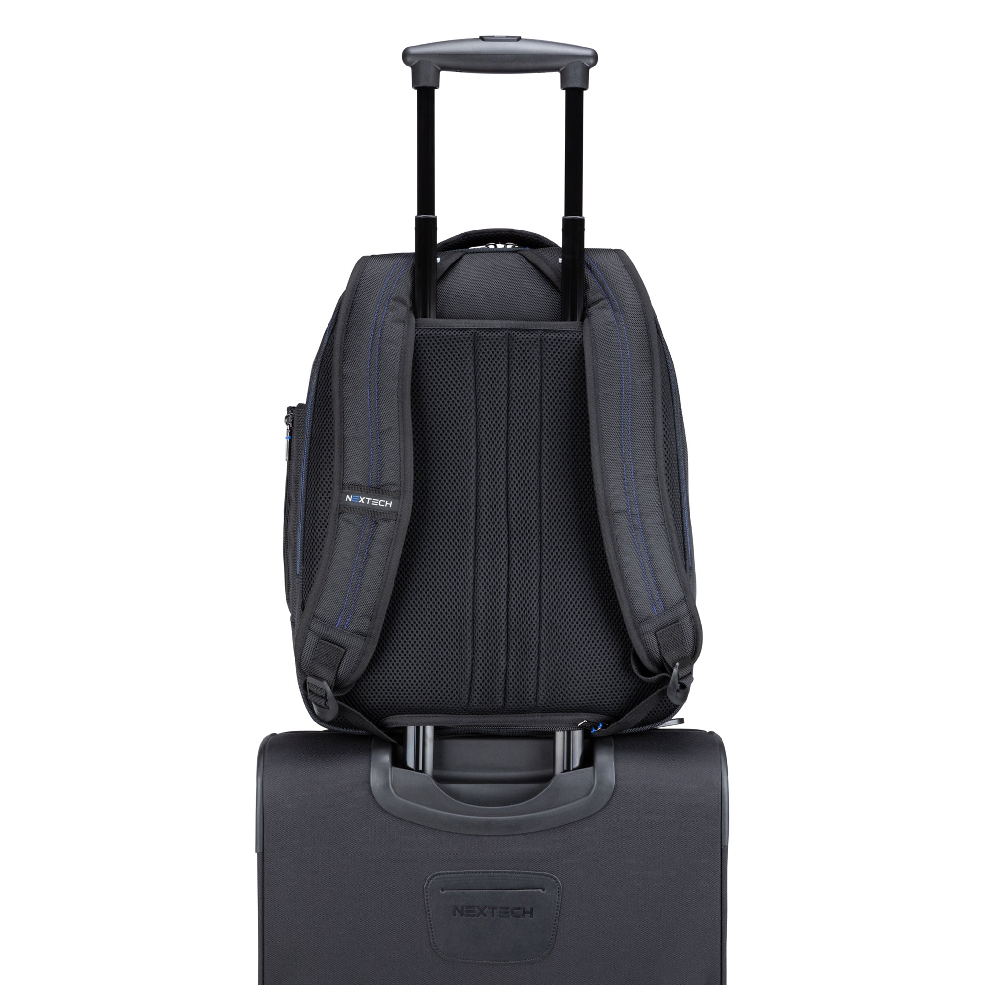 Nextech Professional Business Backpack for Men & Women - Waterproof Laptop Backpack with USB Charging Port - Perfect for Office, Travel, and Commuting