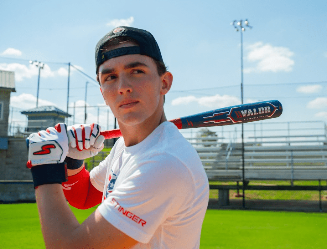 Winder Series Batting Gloves - Red, White & True | Premium Baseball & Softball Hitting Gloves for Training & Games