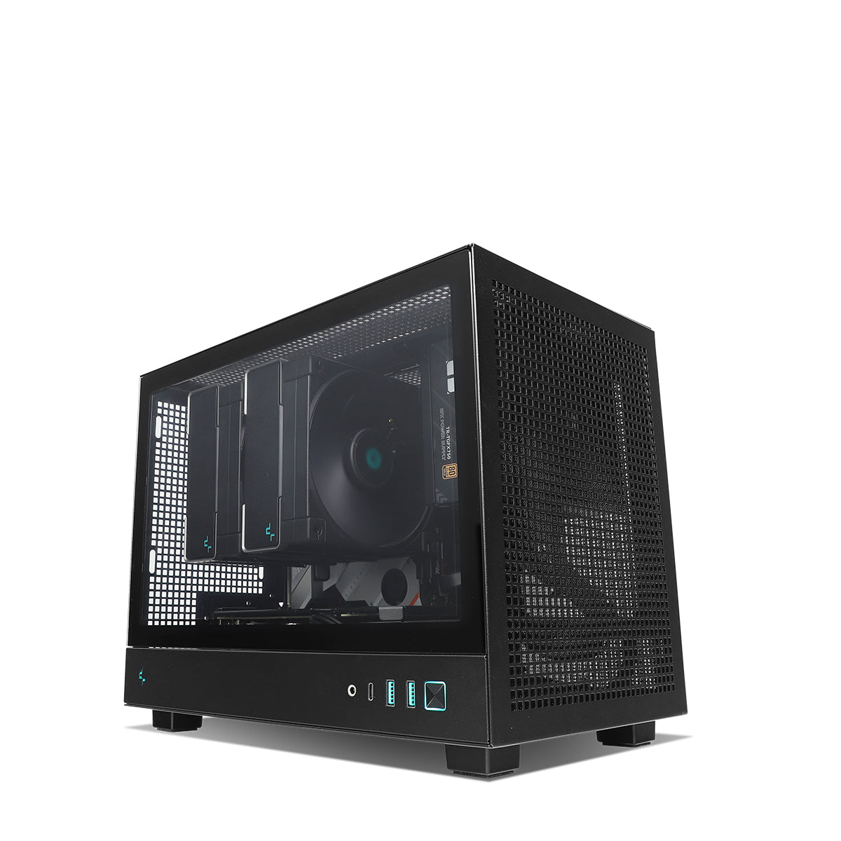 BunkerBox RTX 4060 Ti Gaming PC with Ryzen 5 7500F Processor - High Performance Desktop Computer for Gaming, Streaming & Content Creation - Black